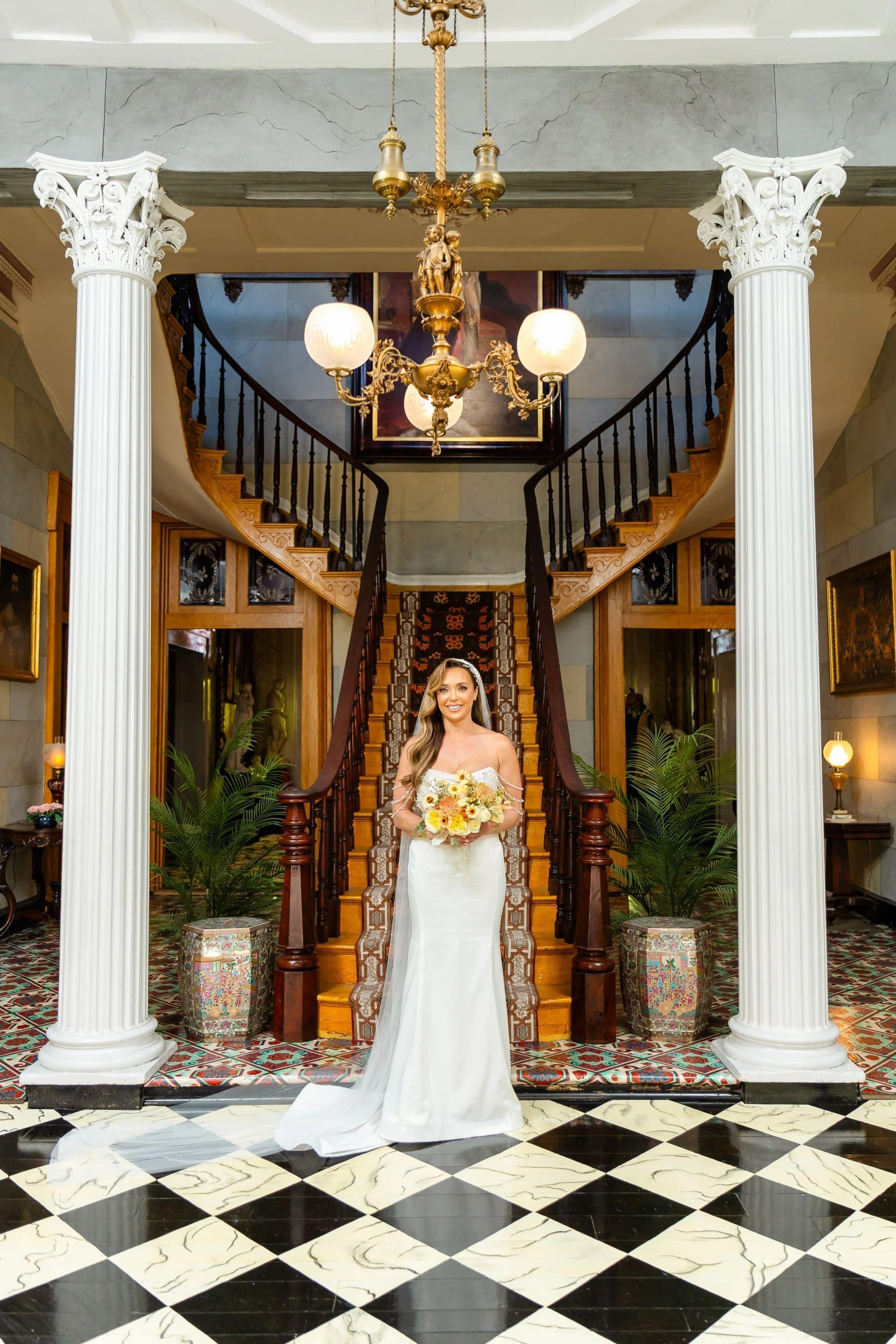 Belmont Mansion elopement photo