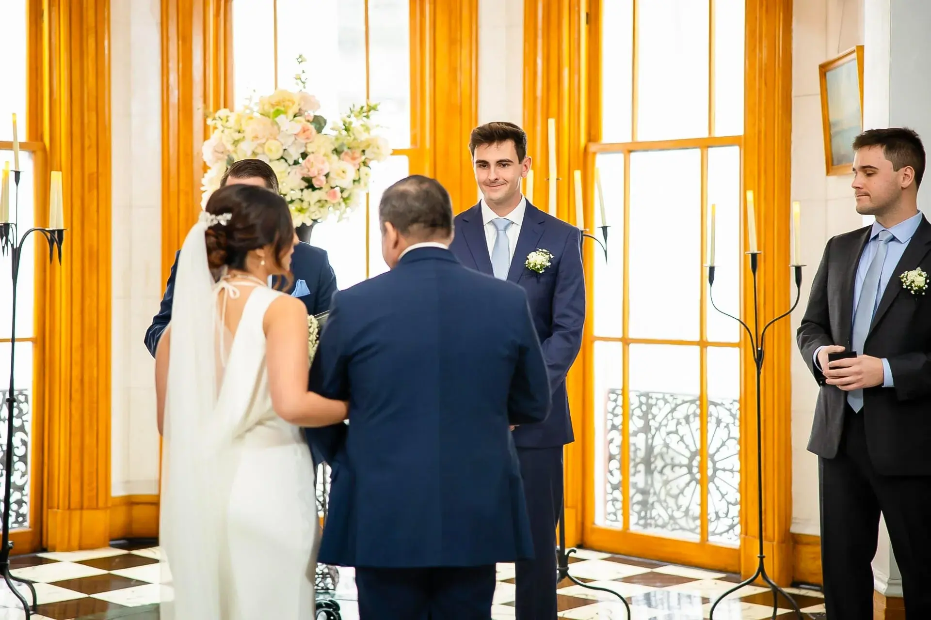 Belmont Mansion elopement photo