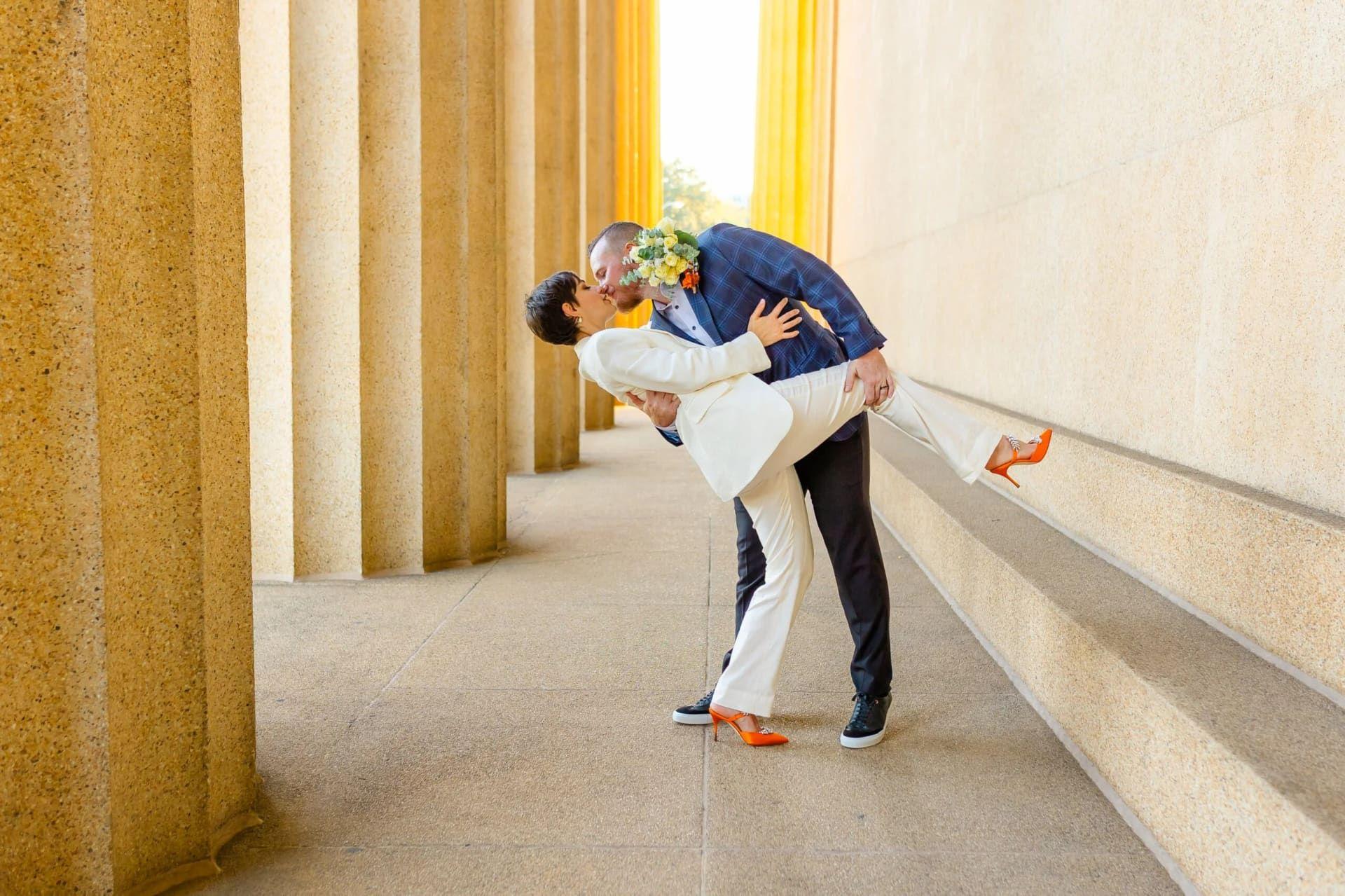 Centennial Park elopement photo