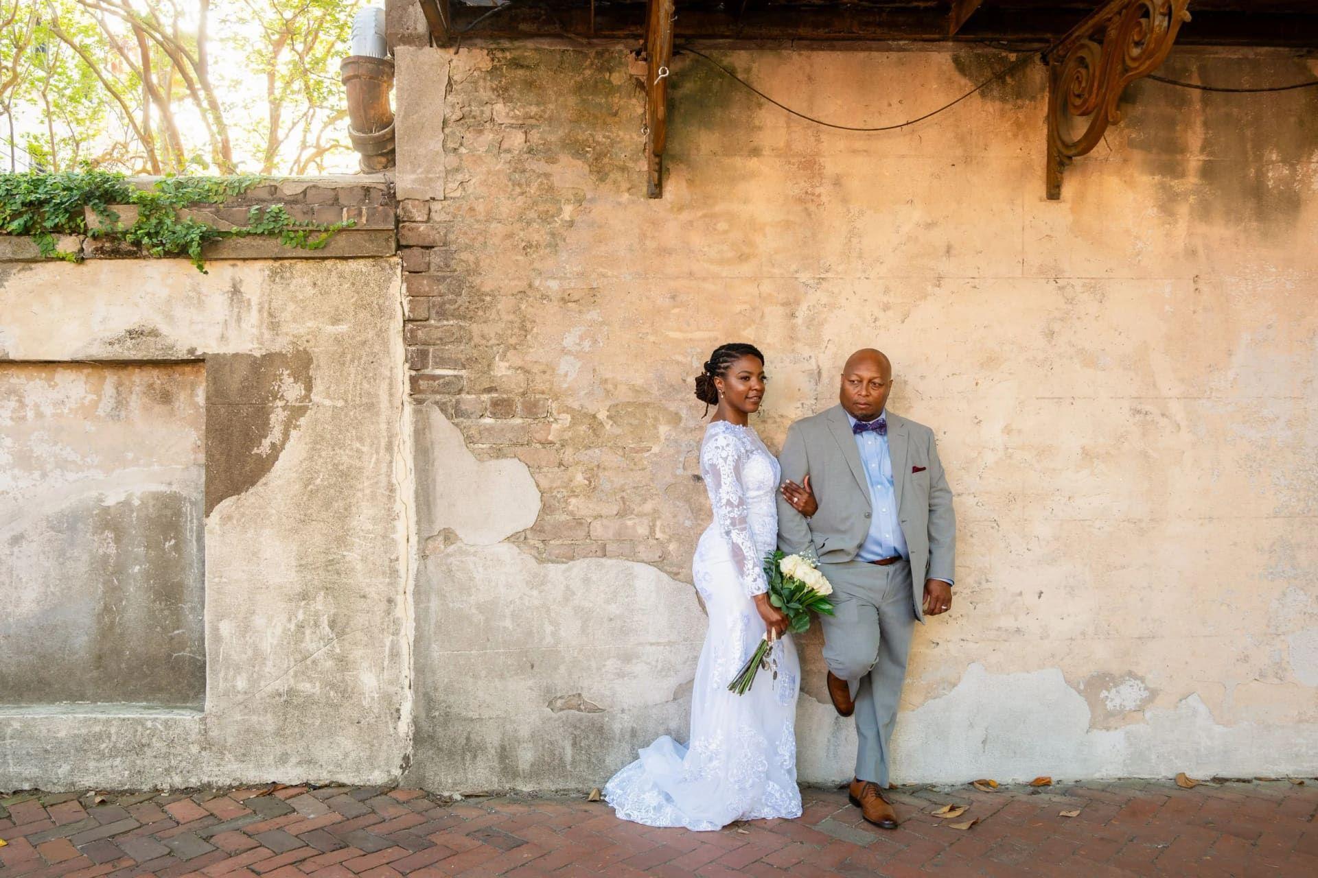 Forsyth Park elopement photo