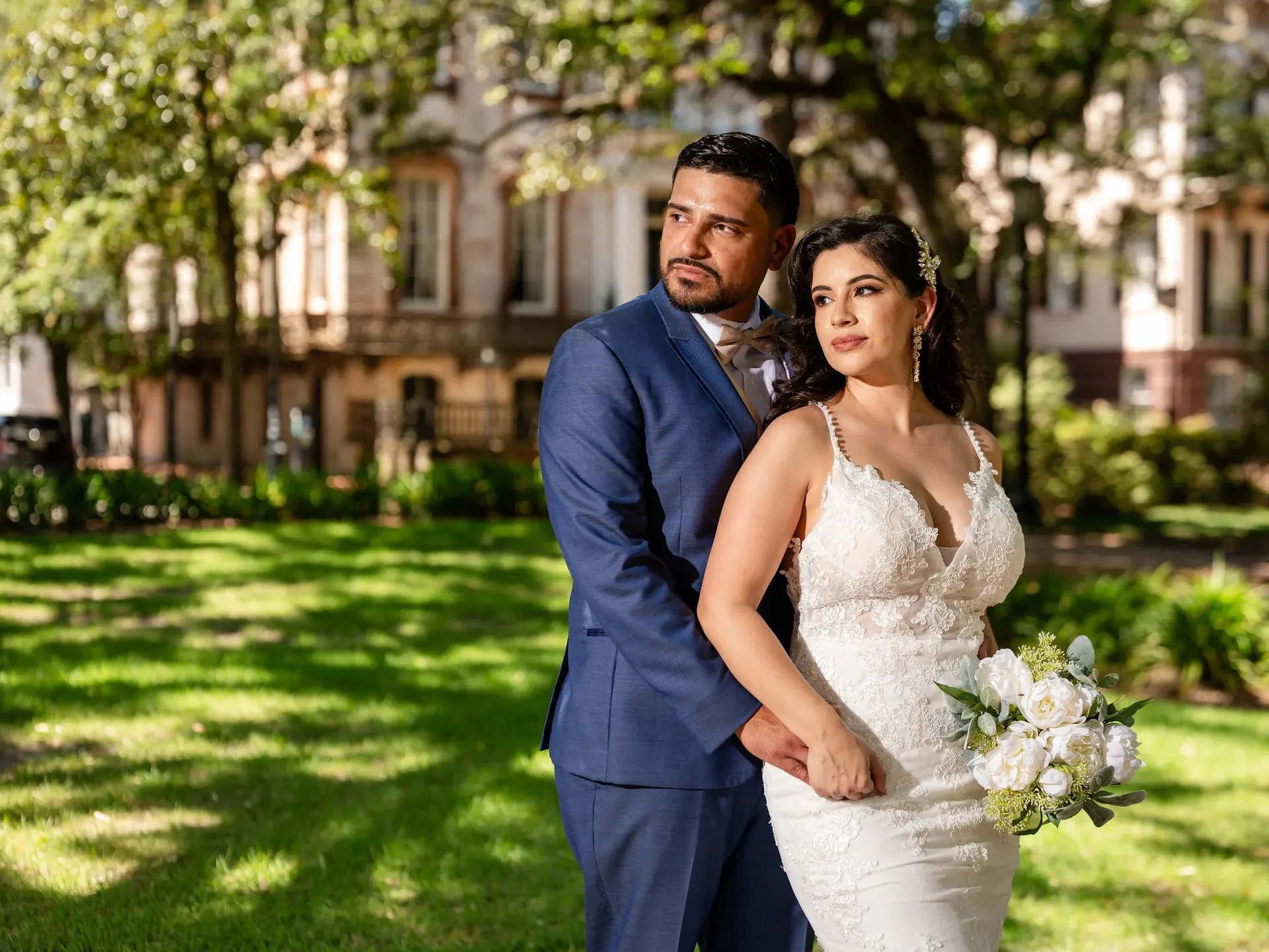 Forsyth Park elopement photo