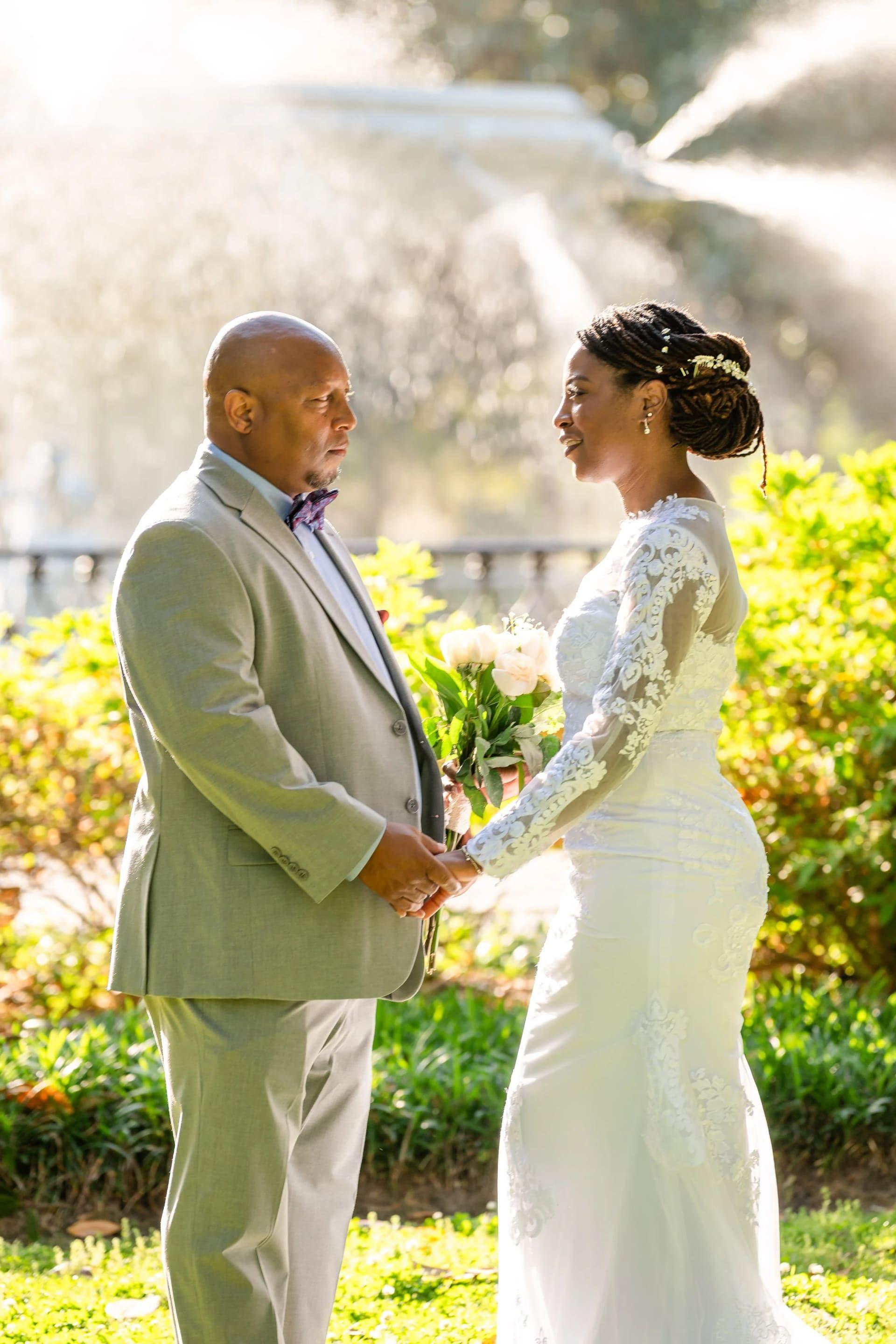 Forsyth Park elopement photo