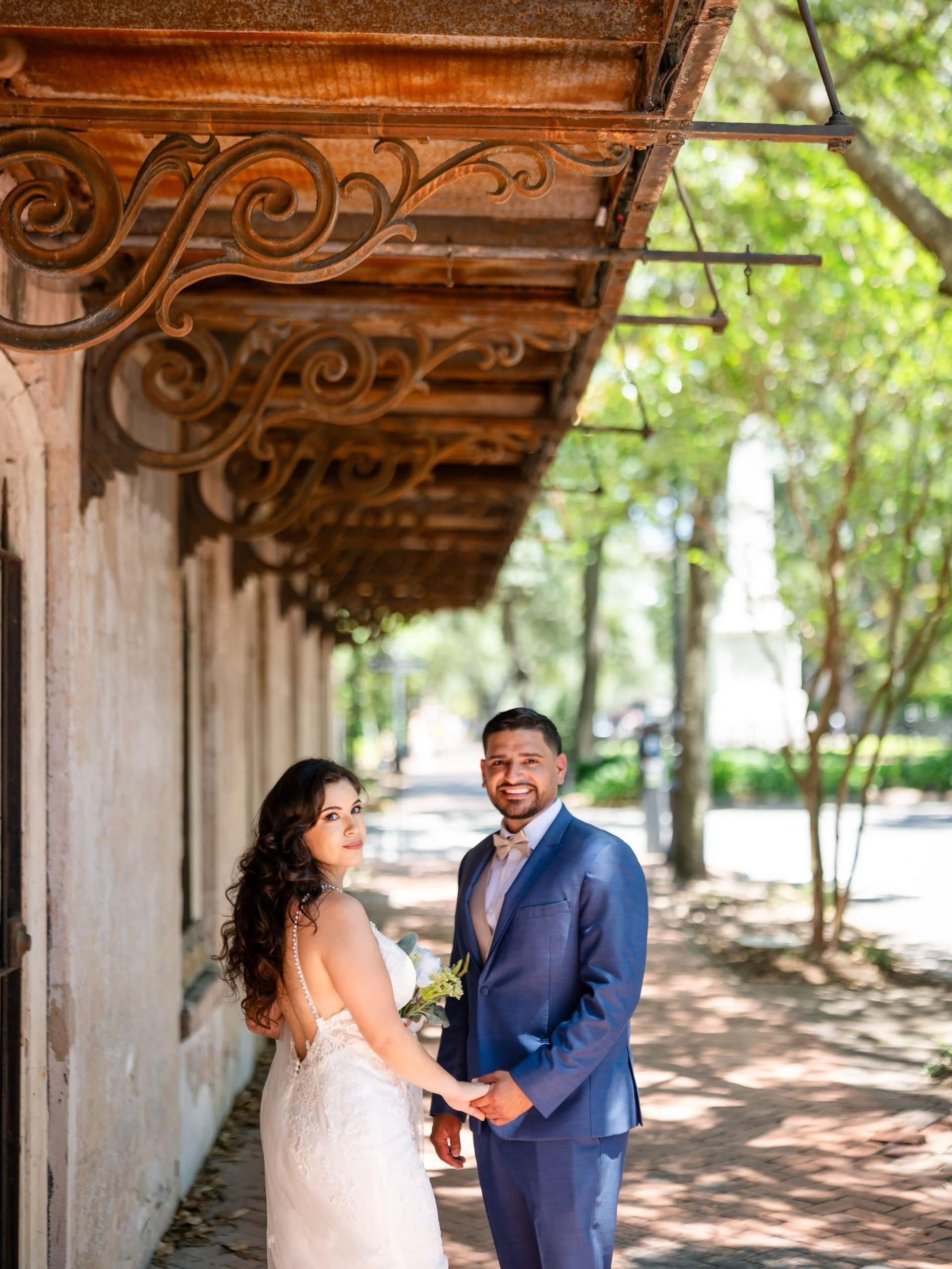 Forsyth Park elopement photo