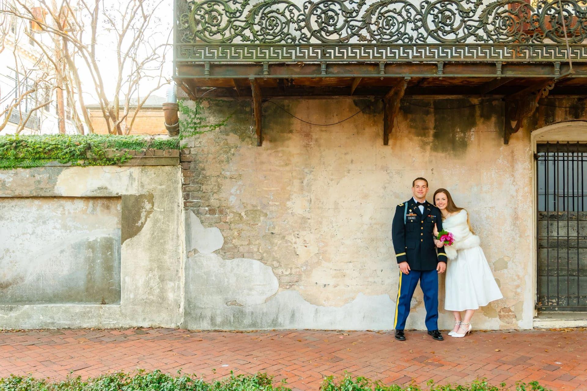Forsyth Park elopement photo