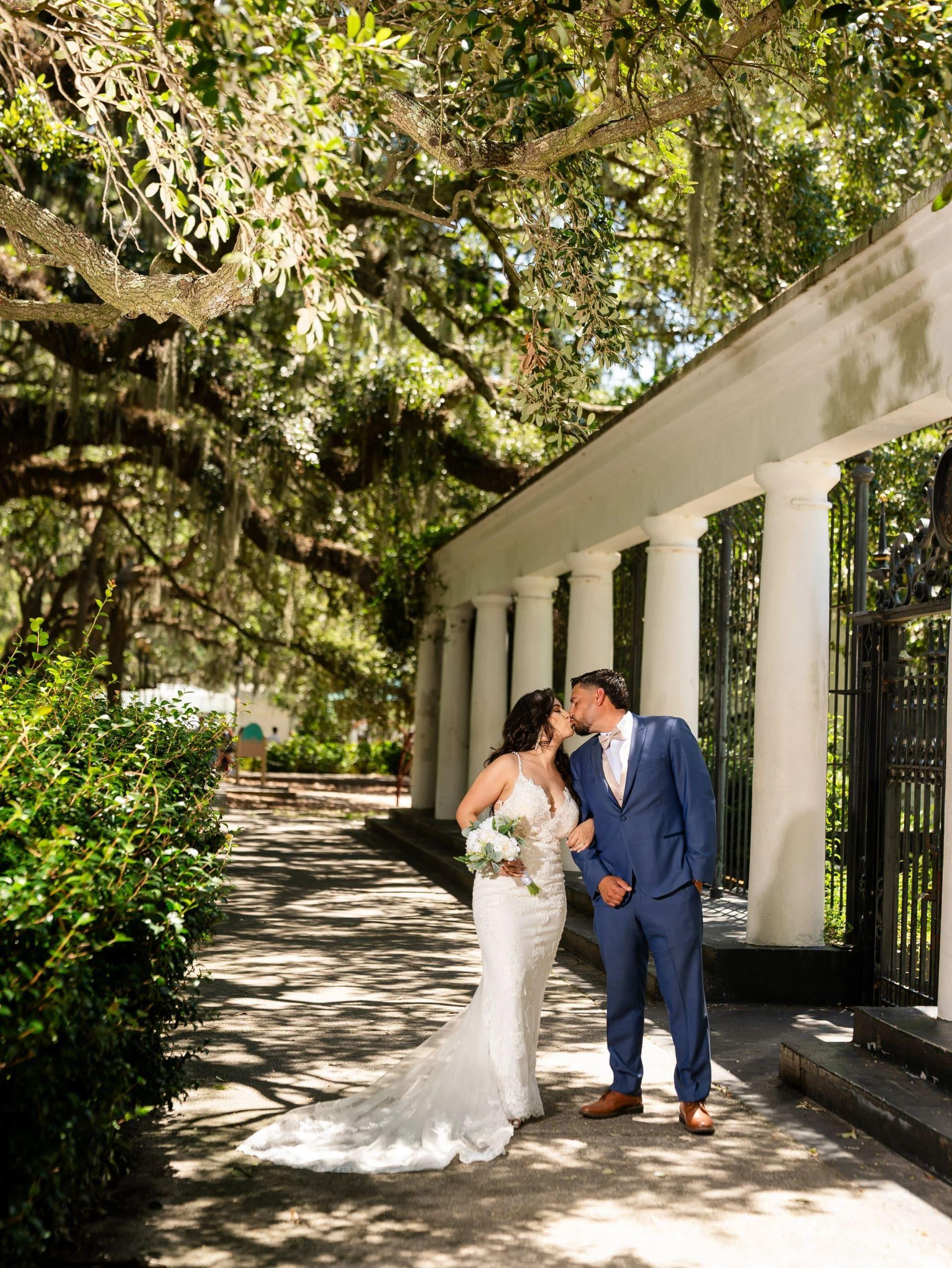 Forsyth Park elopement photo