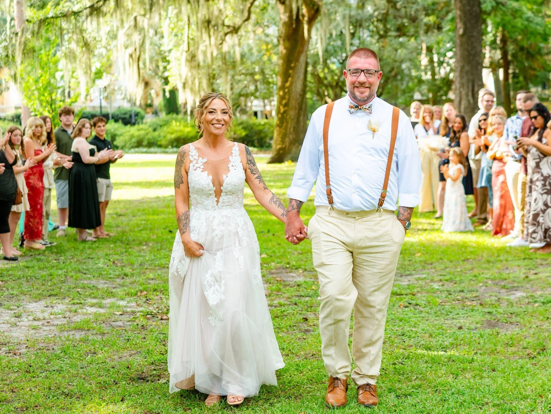 Forsyth Park elopement photo