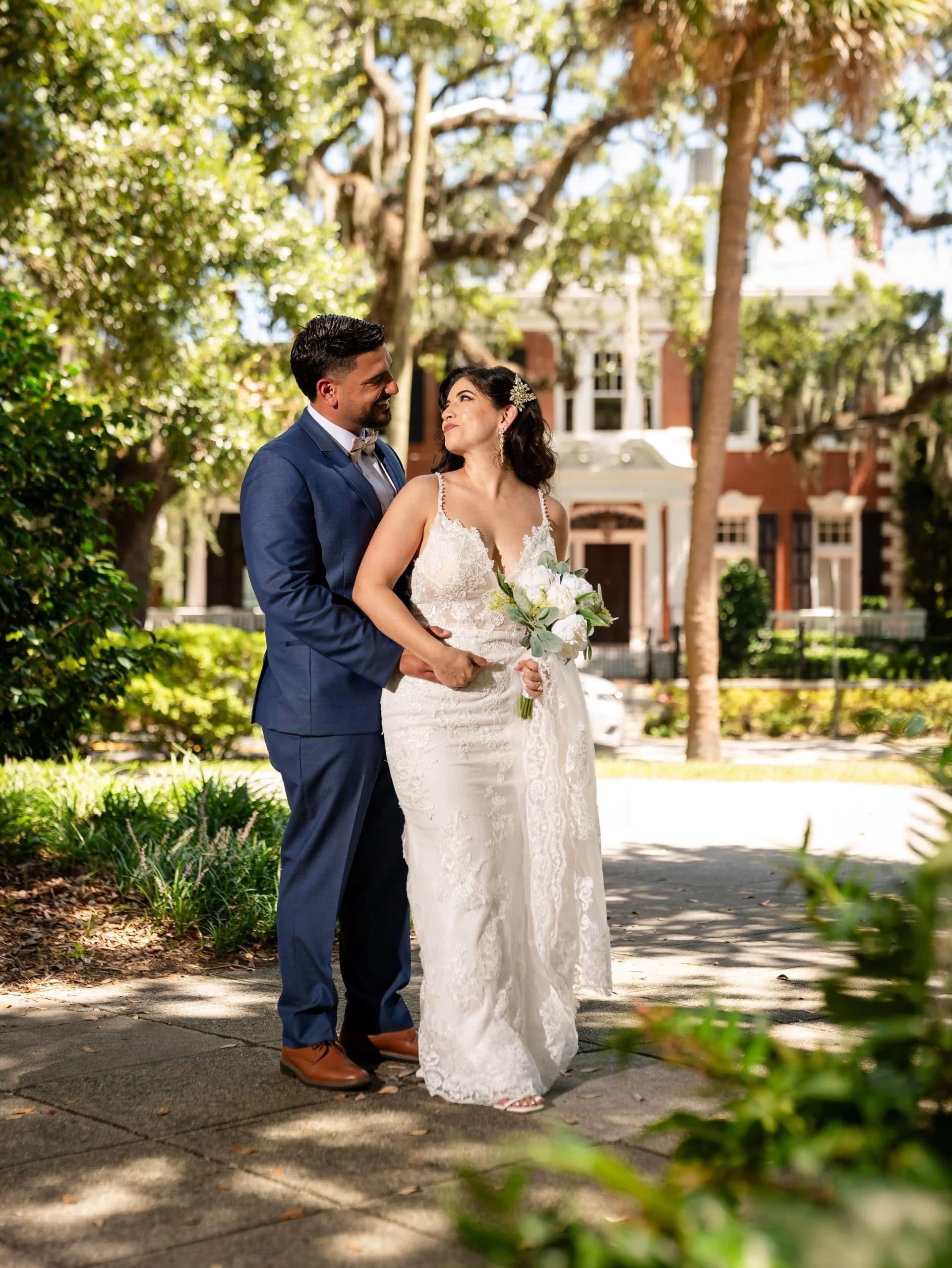 Forsyth Park elopement photo