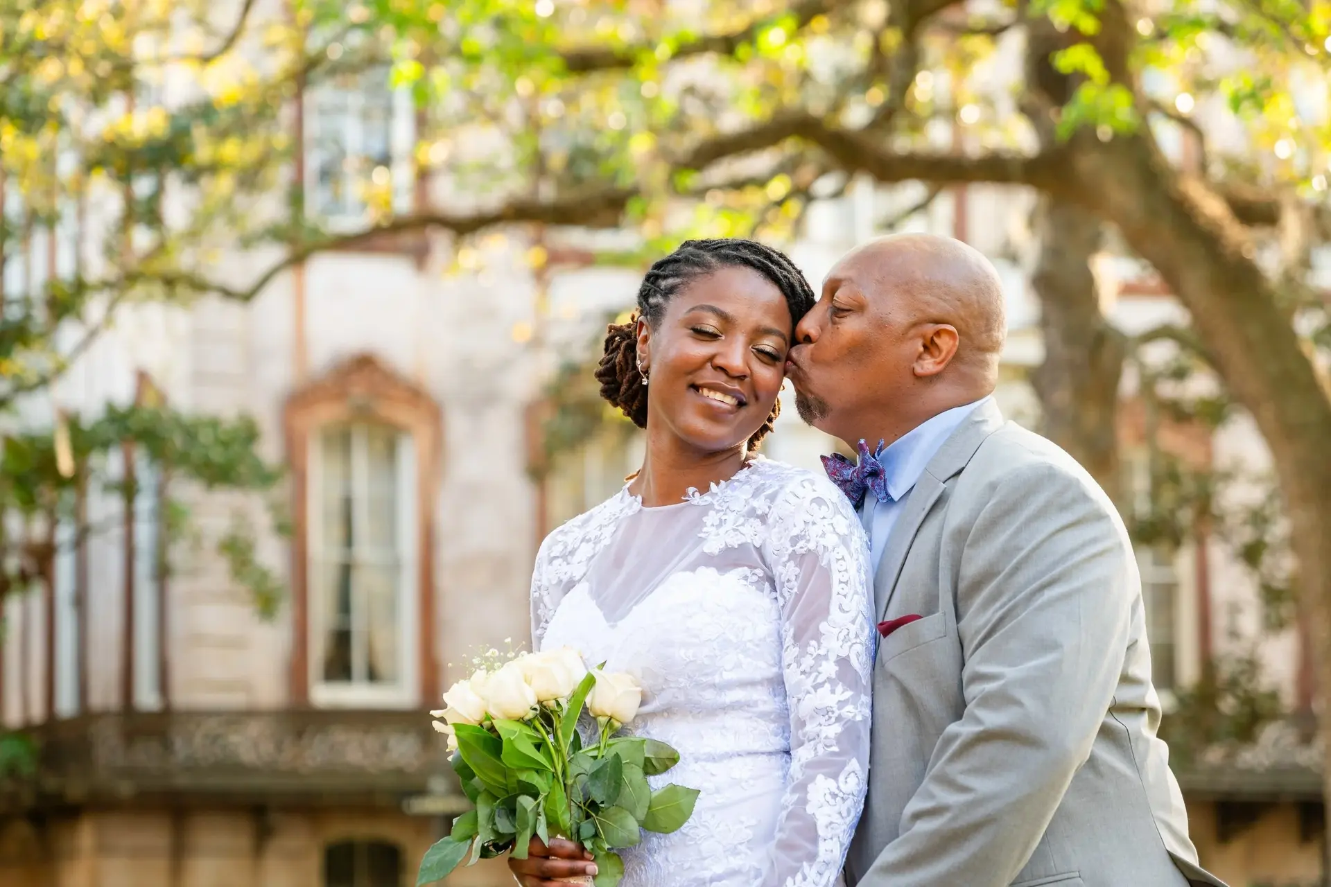 Forsyth Park elopement photo