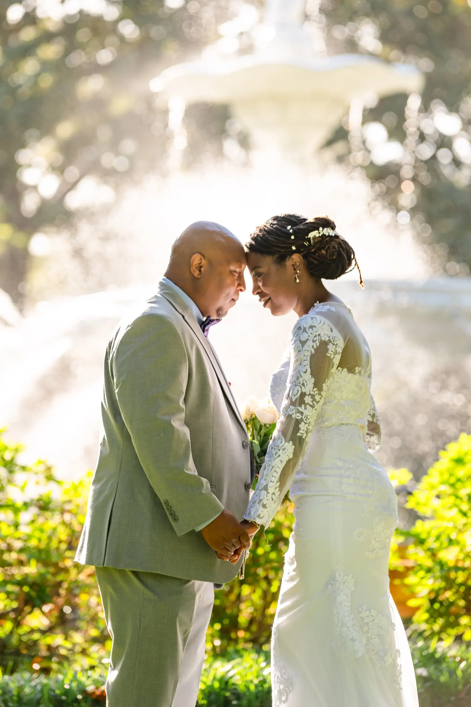 Forsyth Park elopement photo