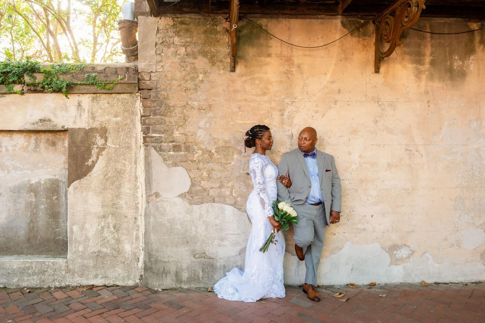 Forsyth Park elopement photo