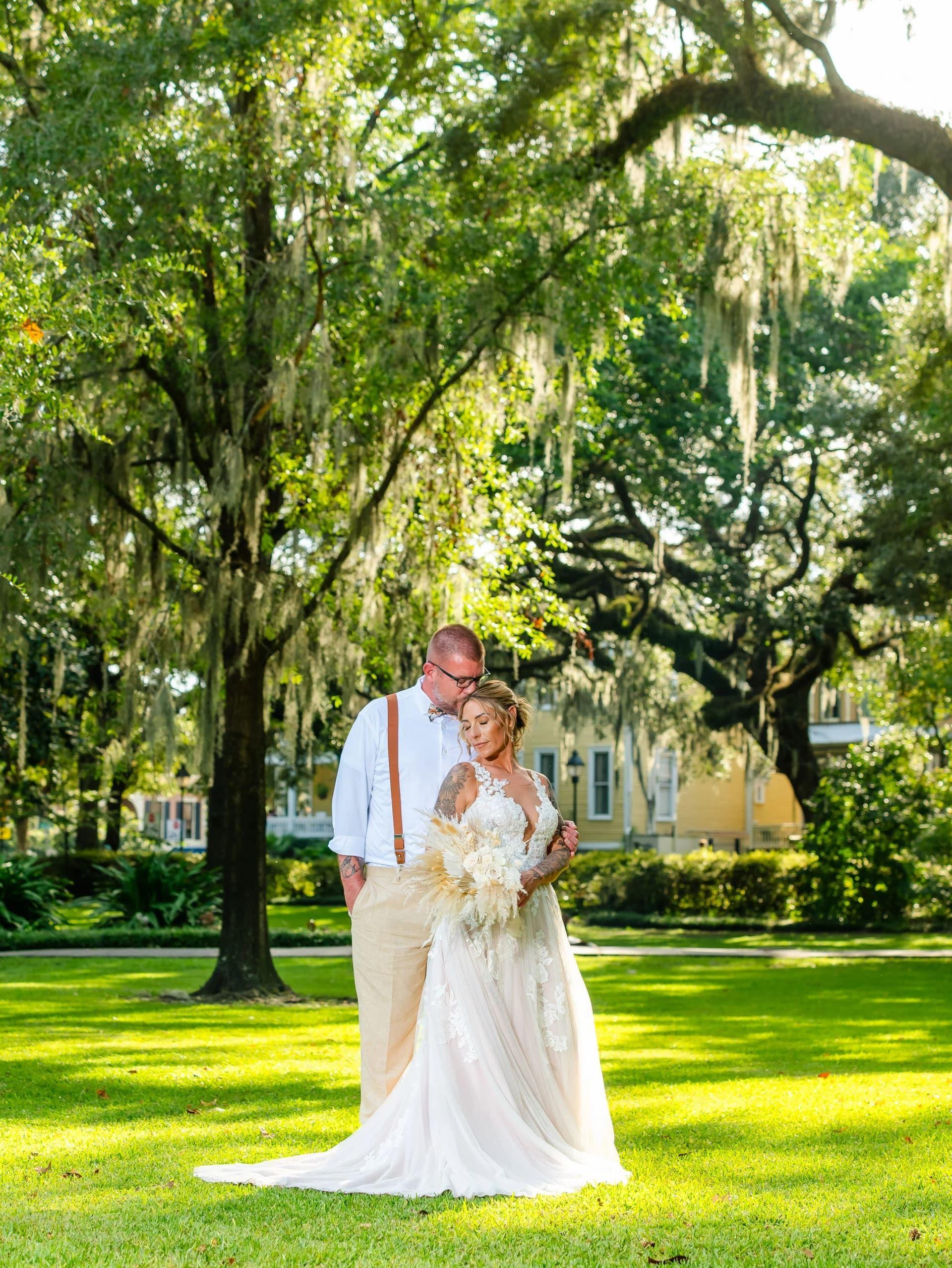 Forsyth Park elopement photo