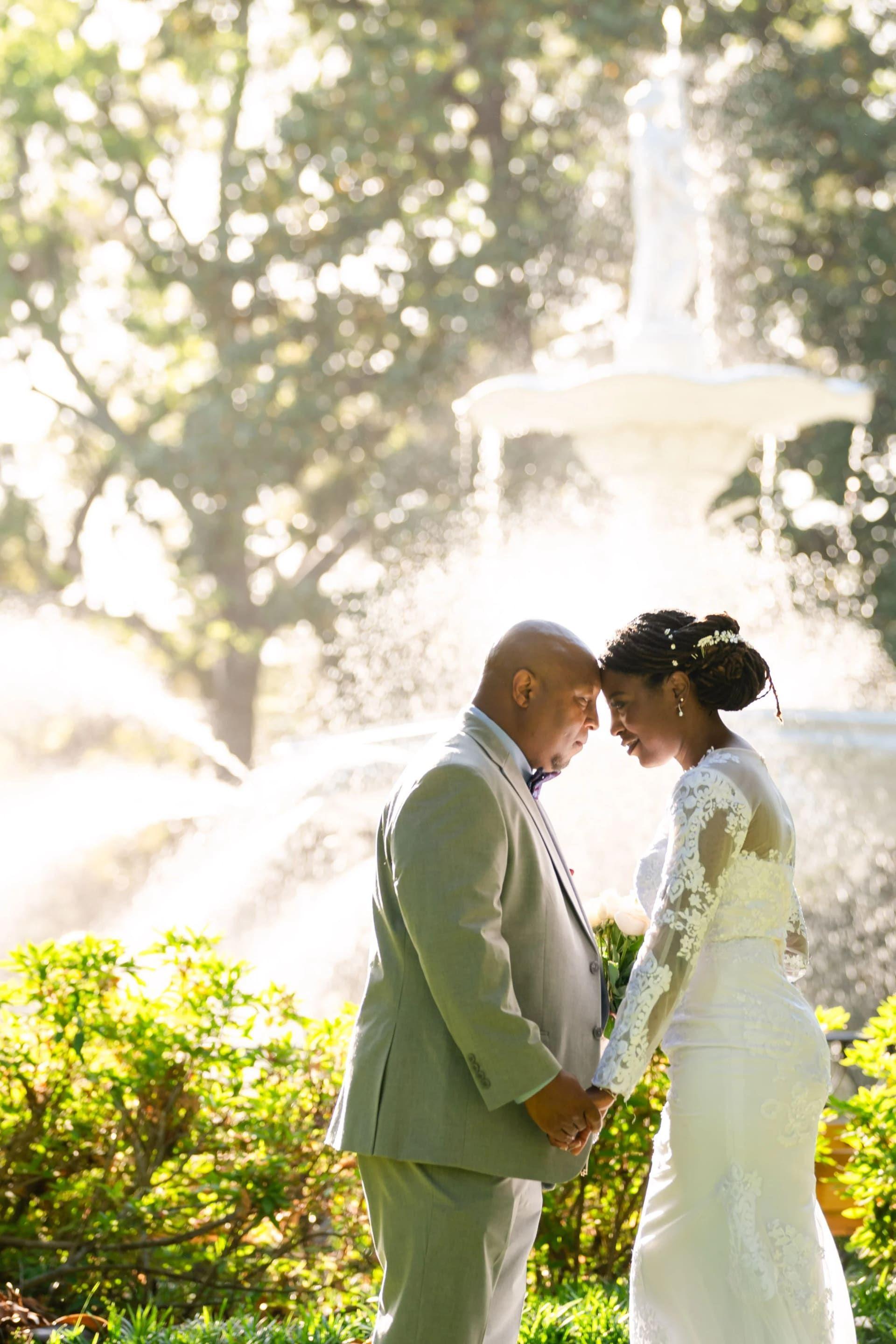 Forsyth Park elopement photo