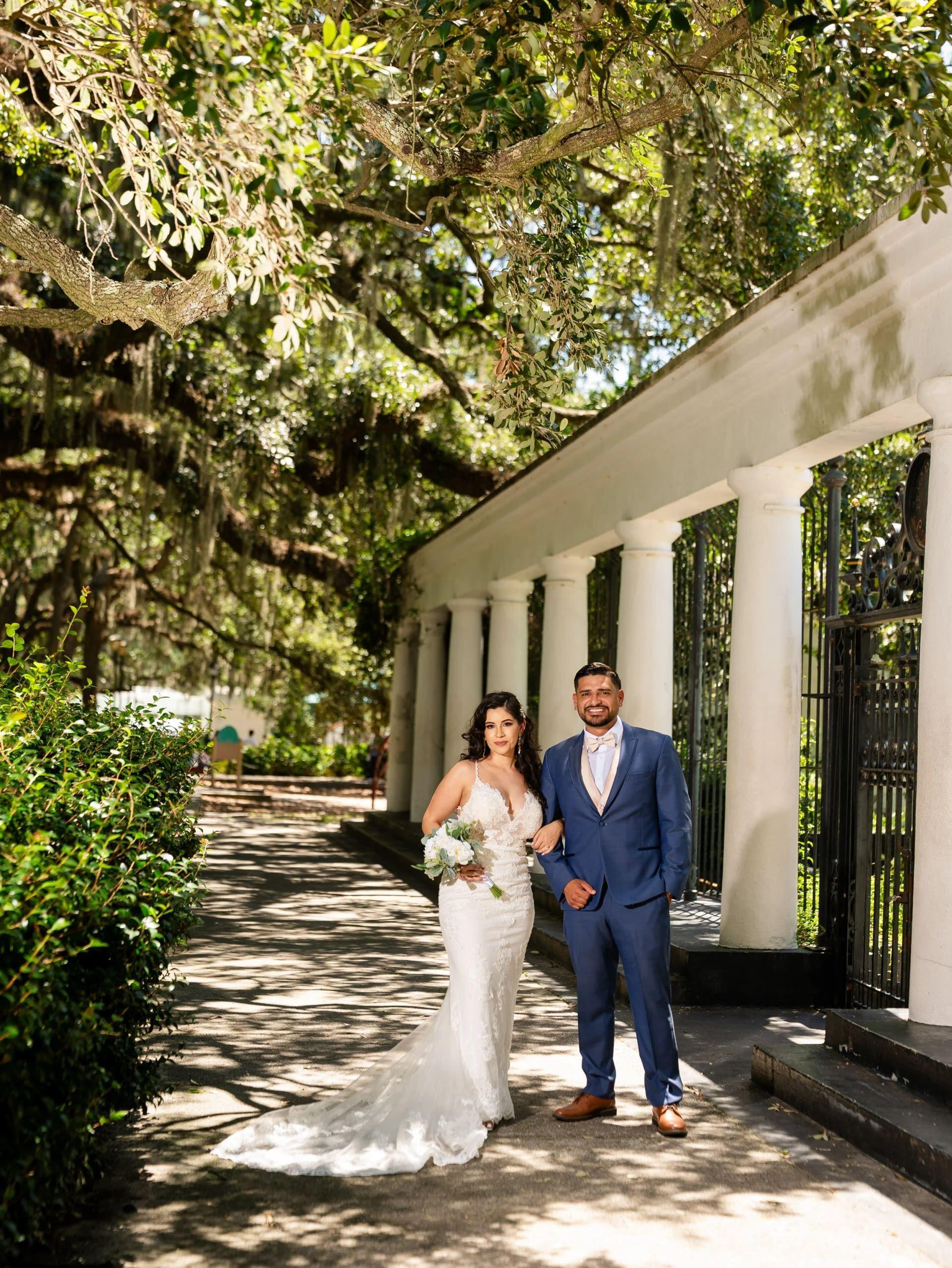 Forsyth Park elopement photo