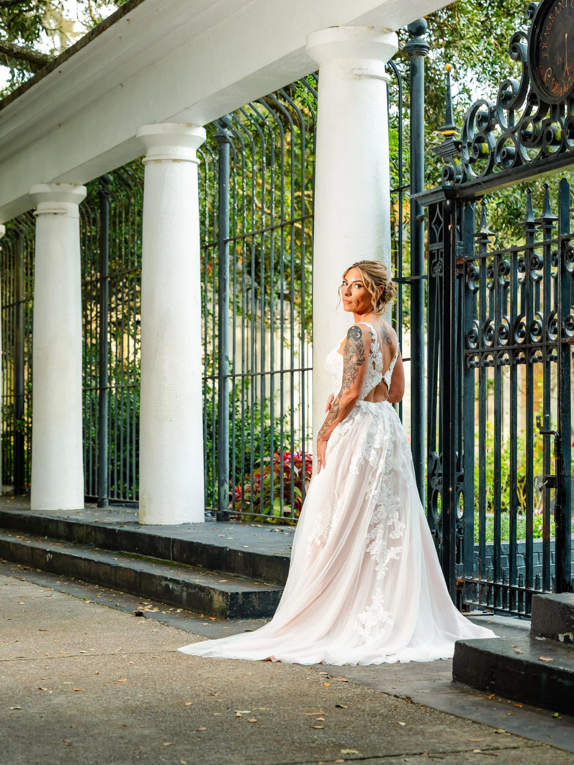 Forsyth Park elopement photo