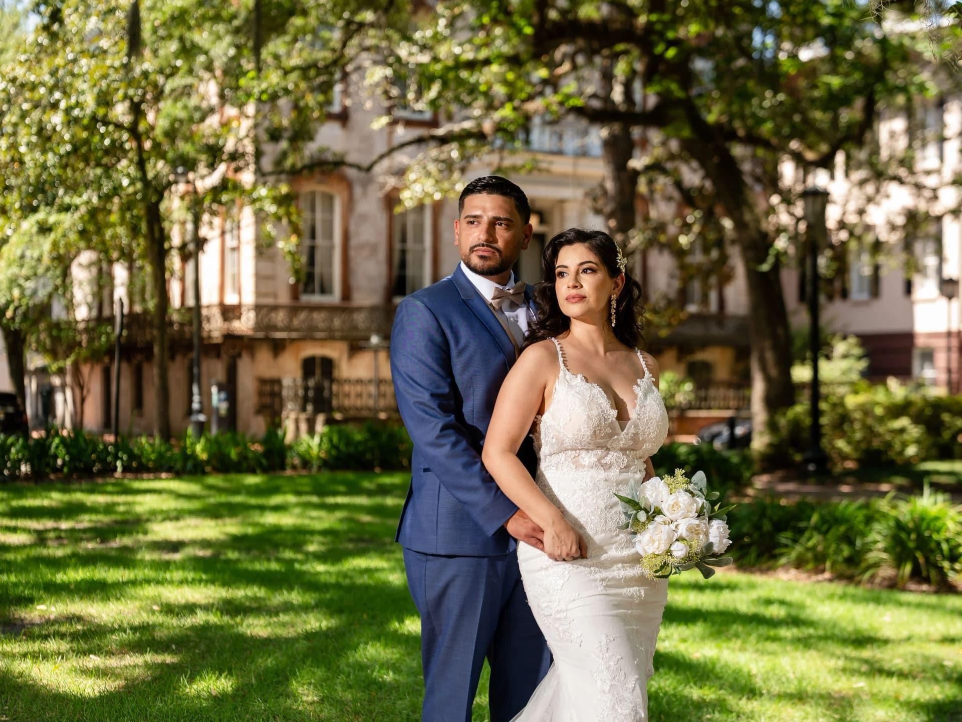 Forsyth Park elopement photo