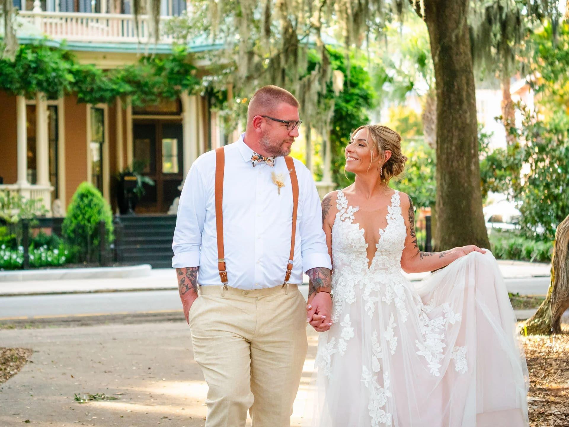 Forsyth Park elopement photo