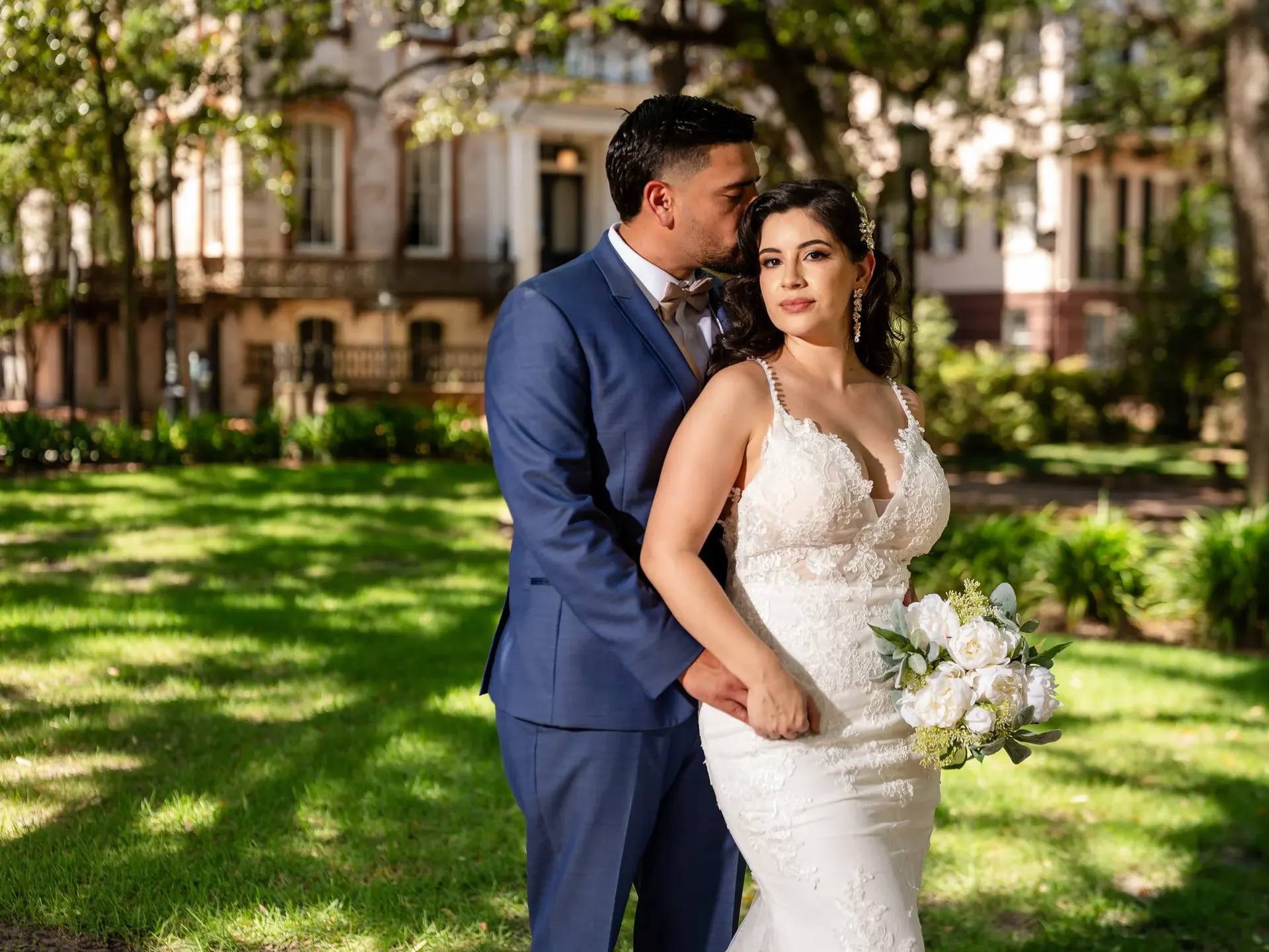 Forsyth Park elopement photo