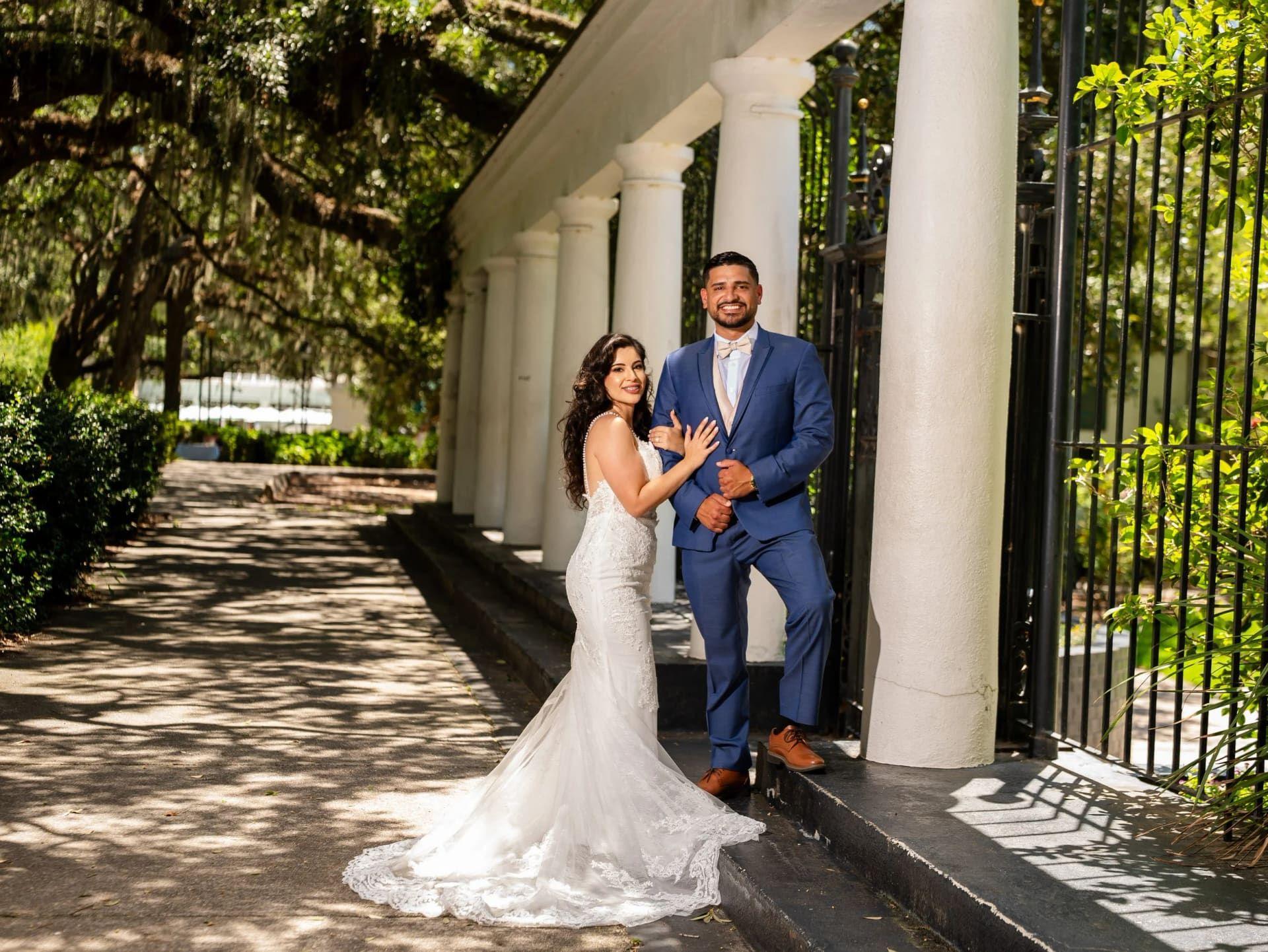 Forsyth Park elopement photo