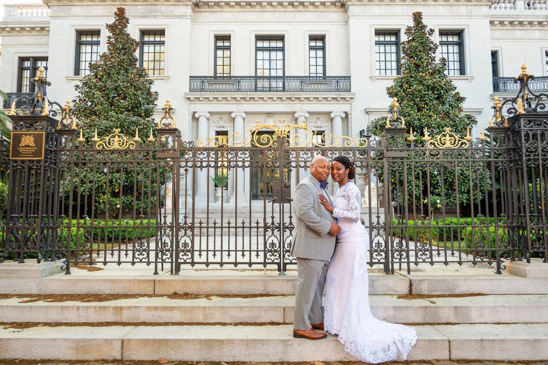 Forsyth Park elopement photo