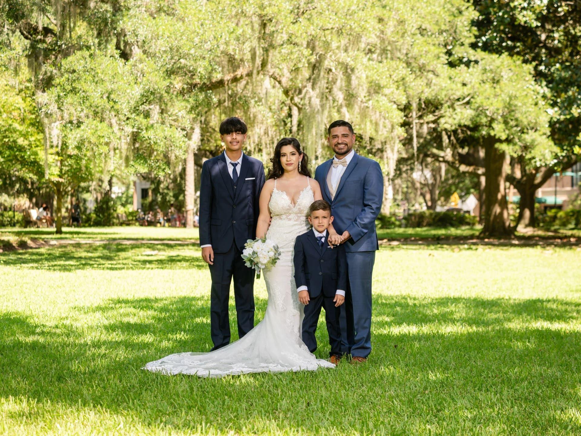 Forsyth Park elopement photo