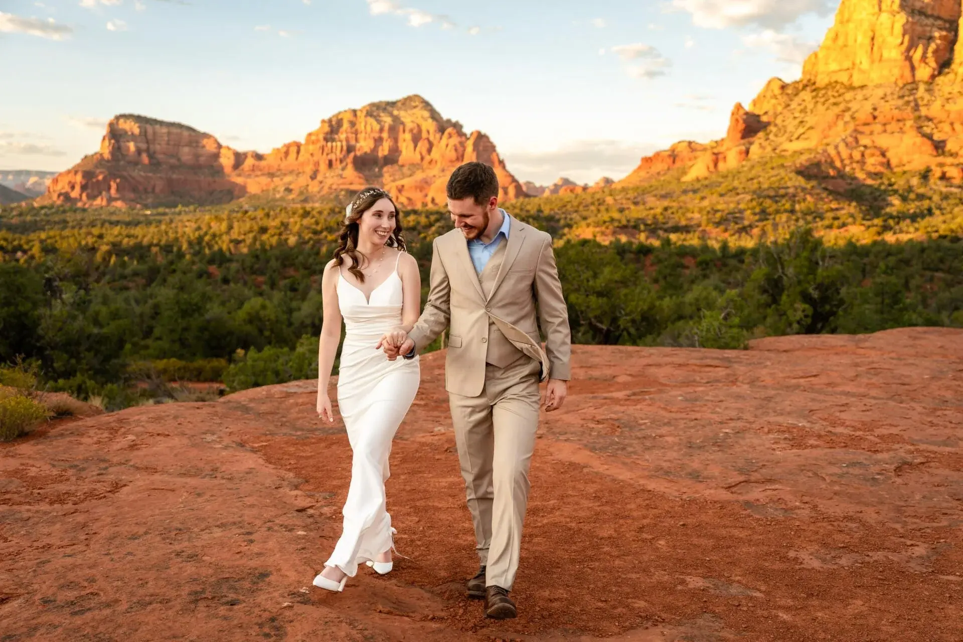 Baby Bell Rock elopement photo
