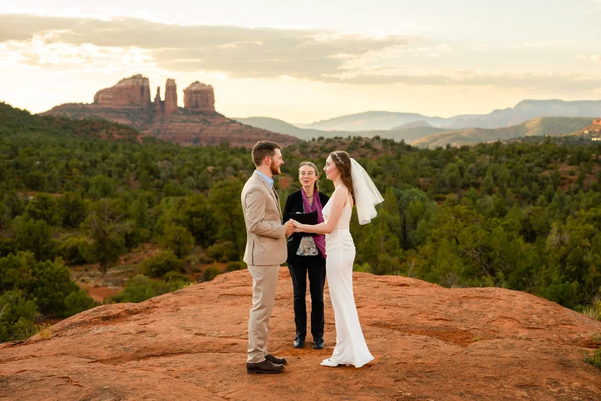 Baby Bell Rock elopement photo