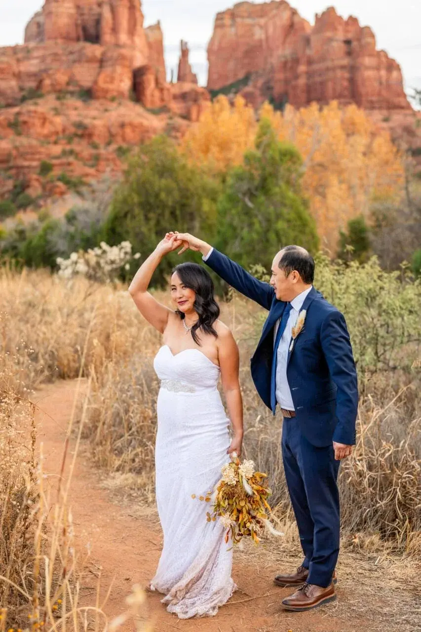 Crescent Moon Ranch elopement photo
