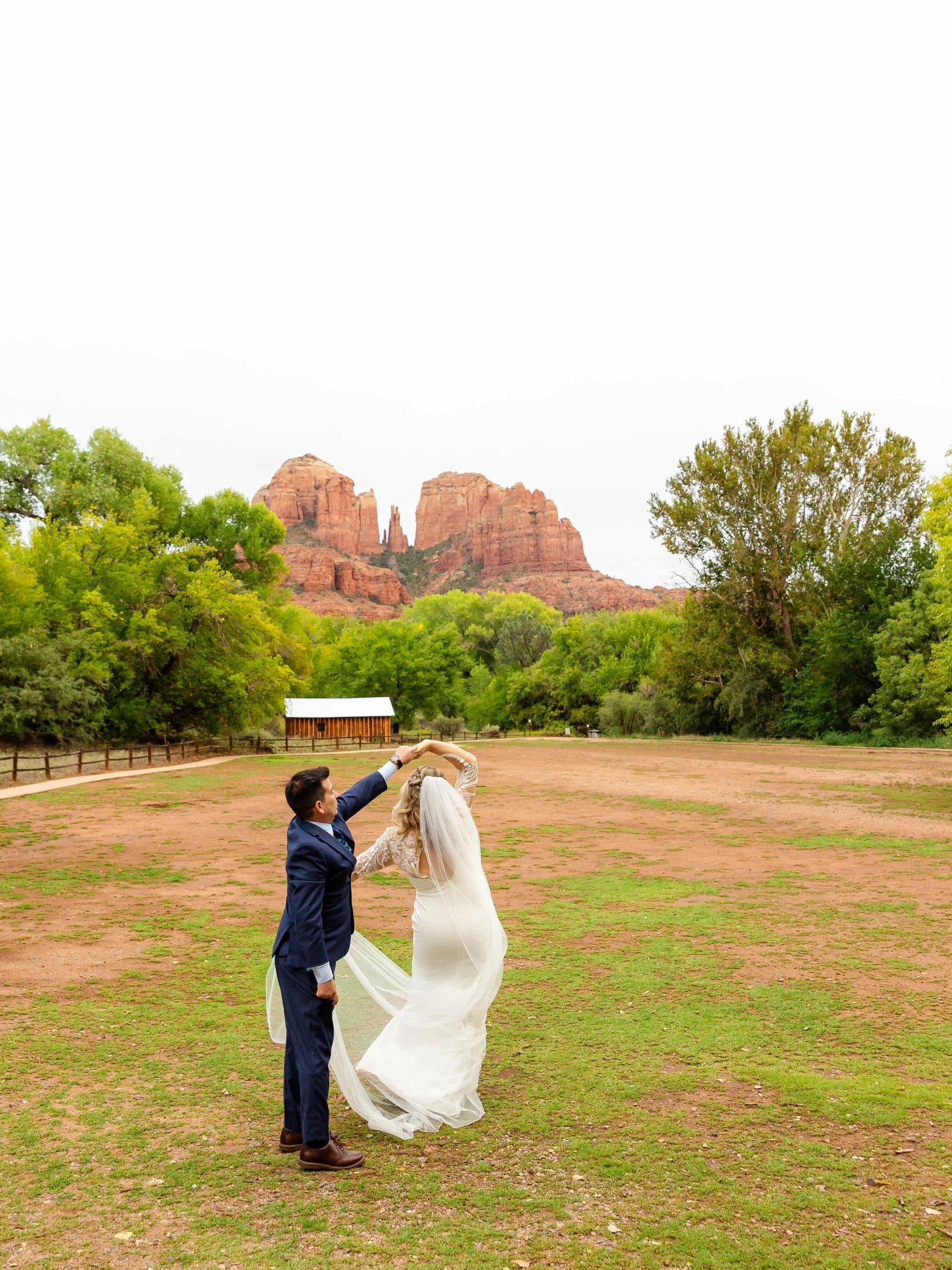 Crescent Moon Ranch elopement photo