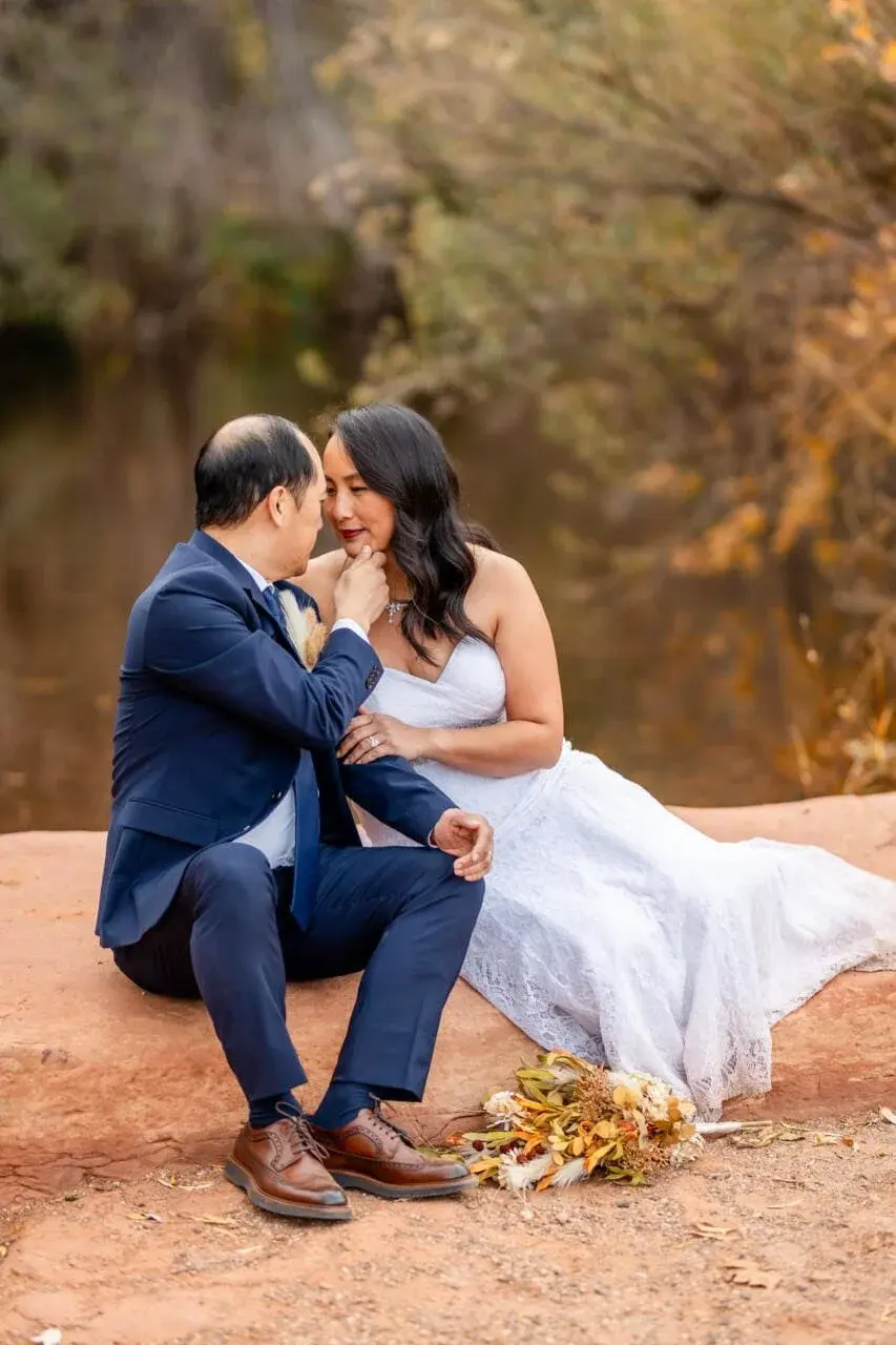 Crescent Moon Ranch elopement photo
