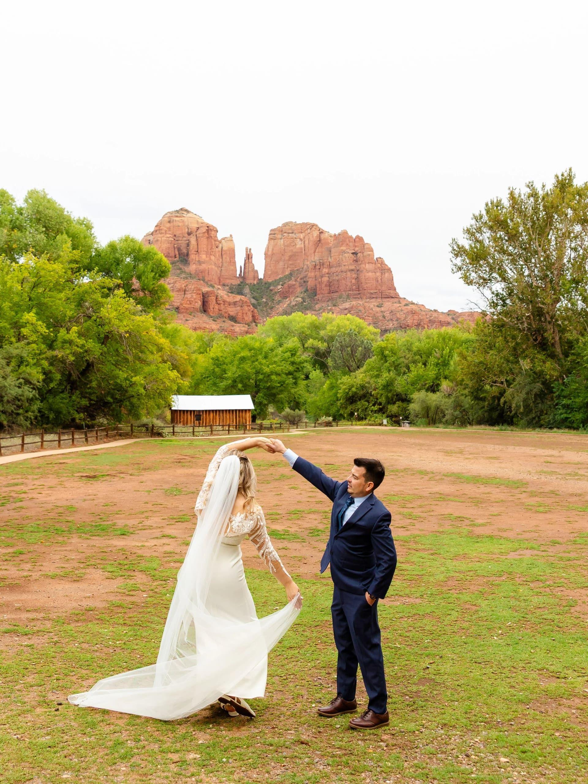 Crescent Moon Ranch elopement photo