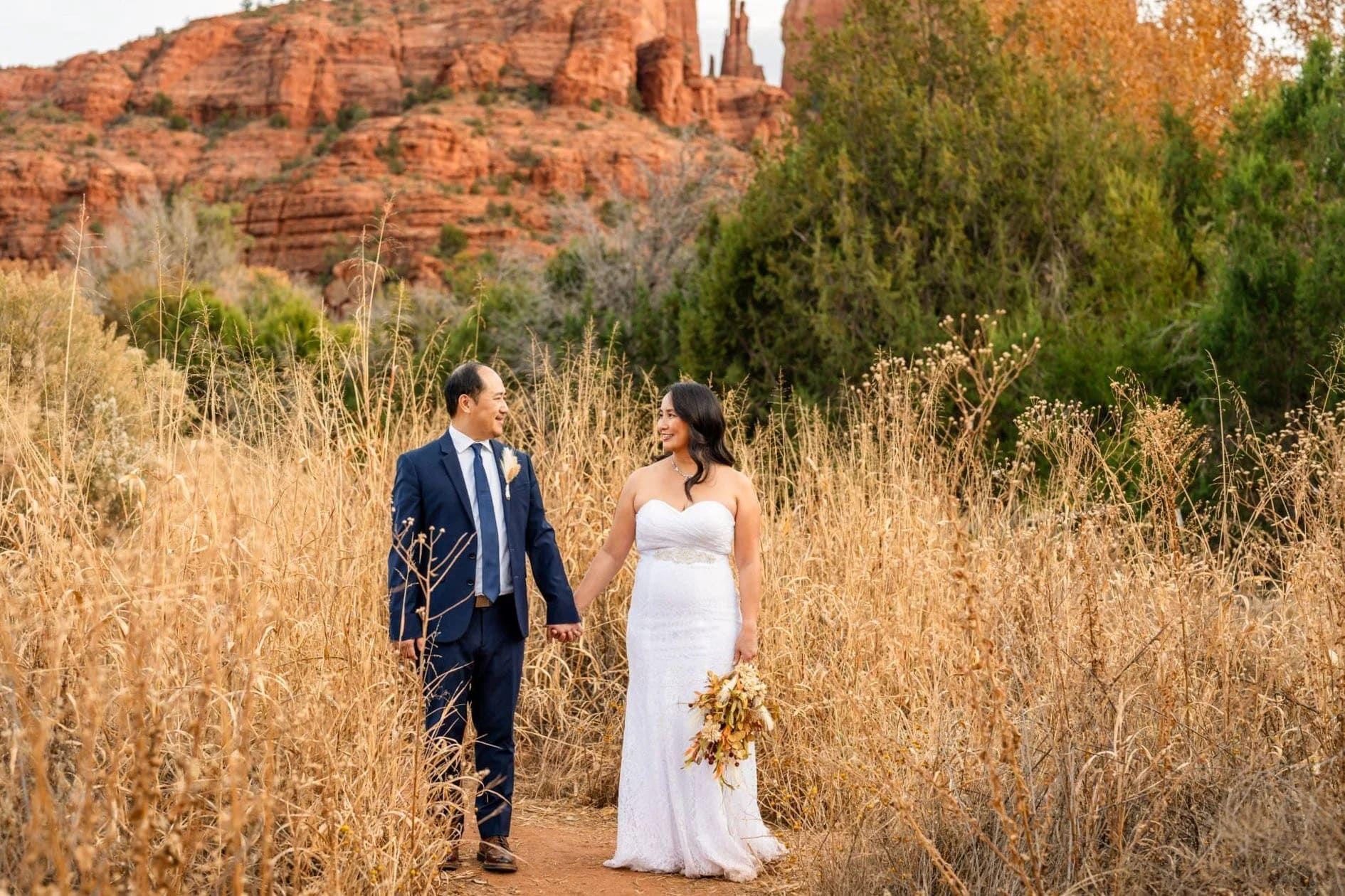 Crescent Moon Ranch elopement photo