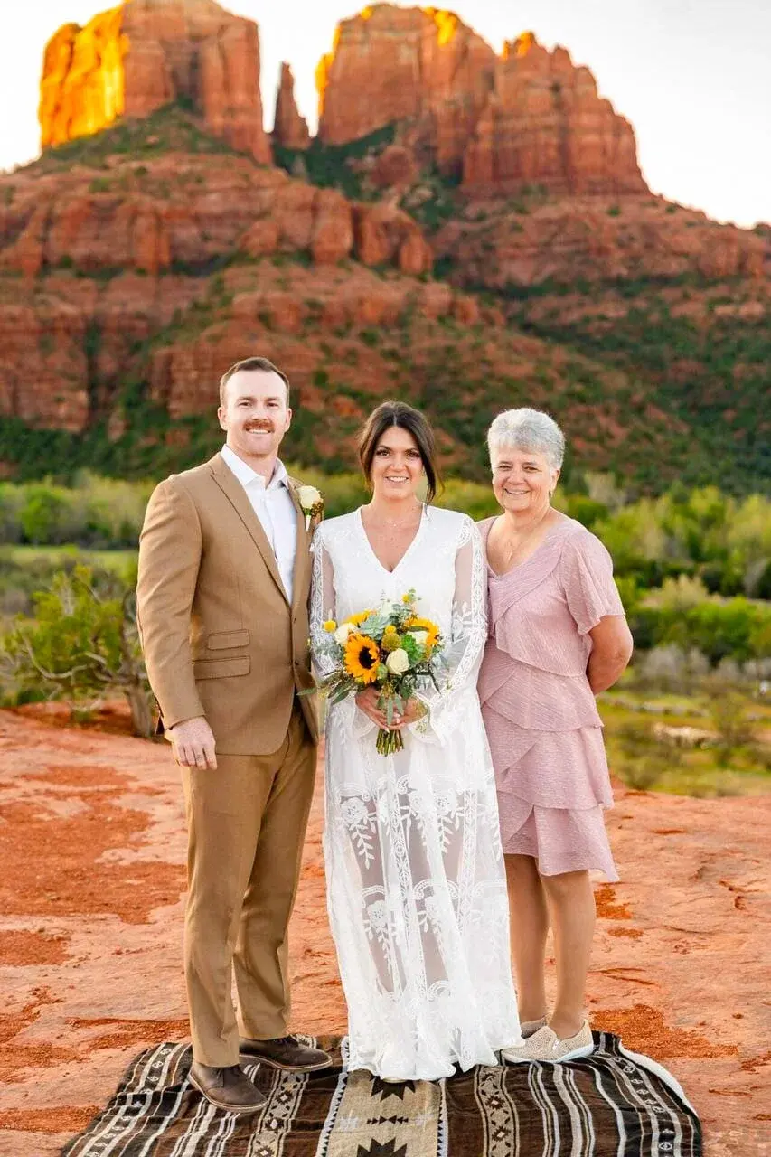 Secret Slick Rock elopement photo