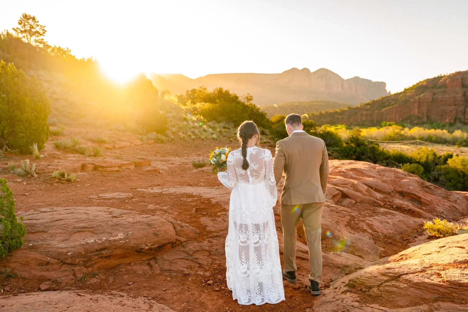 Secret Slick Rock elopement photo