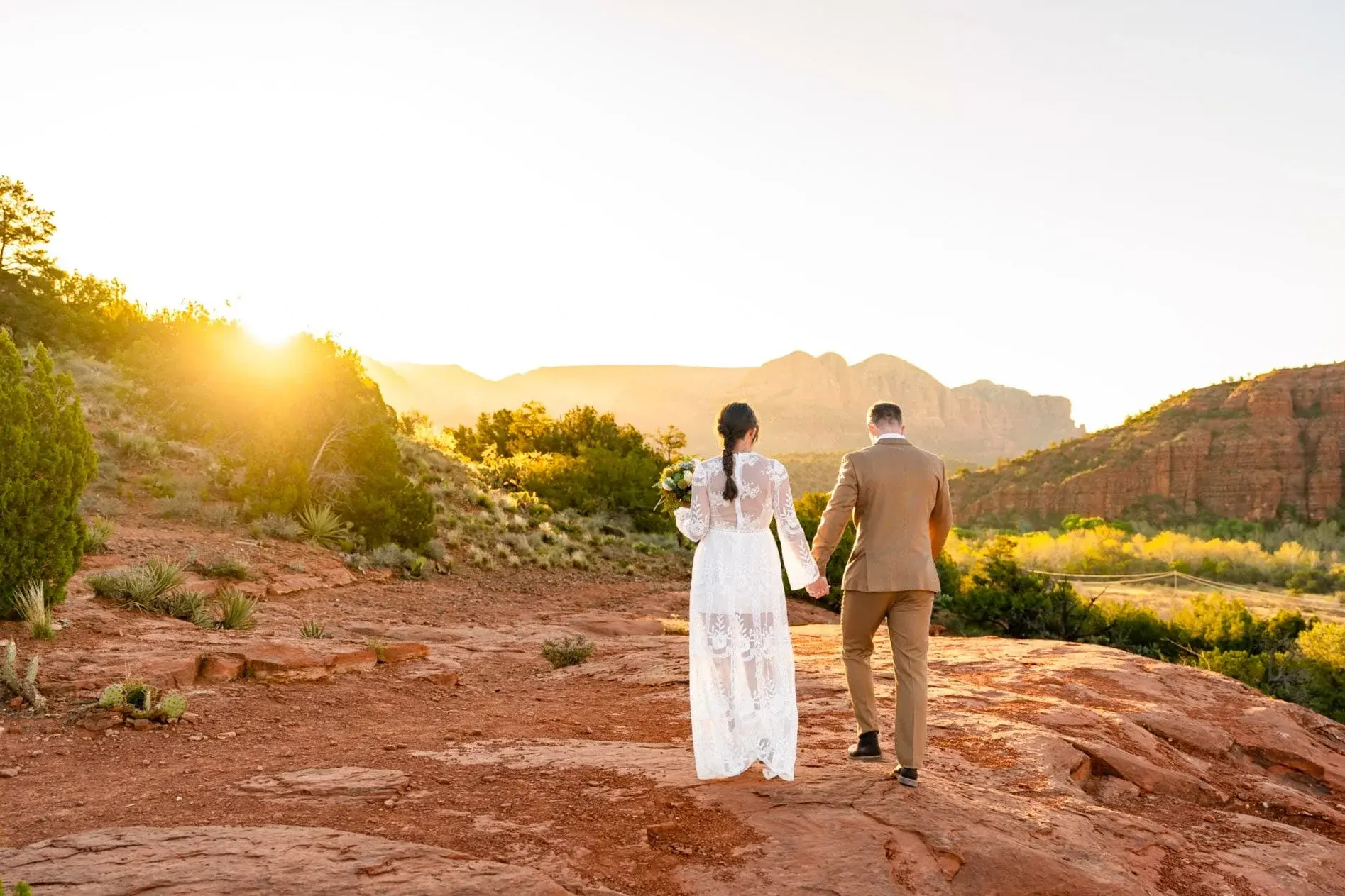 Secret Slick Rock elopement photo