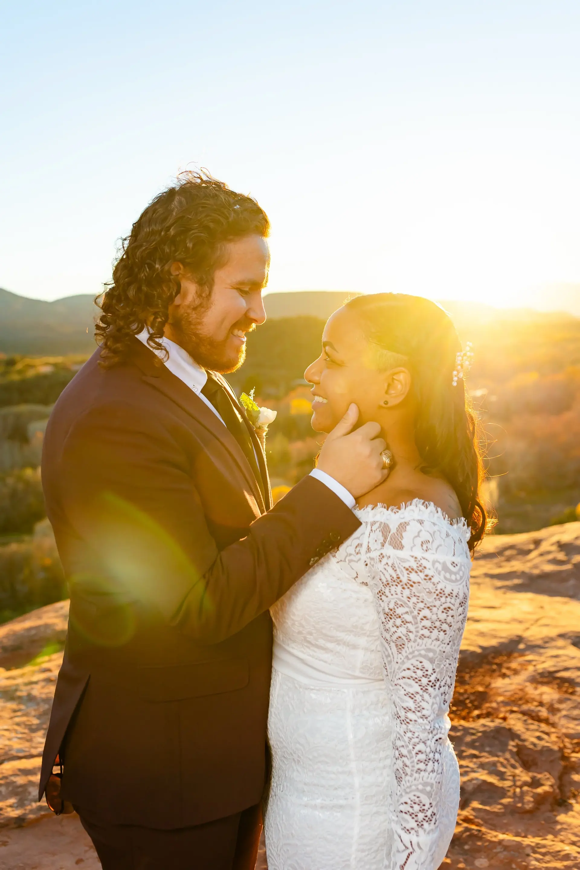 Secret Slick Rock elopement photo