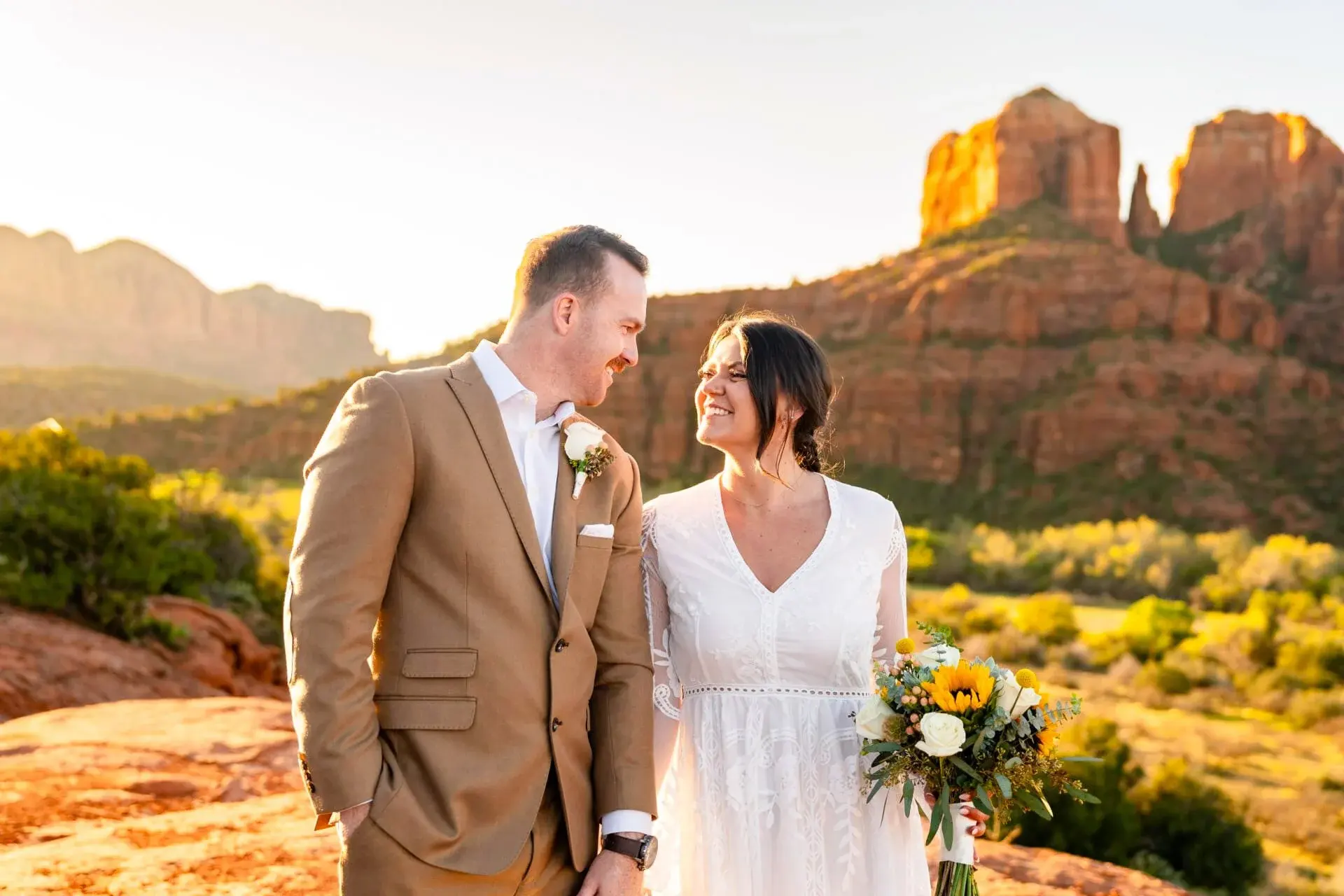 Secret Slick Rock elopement photo