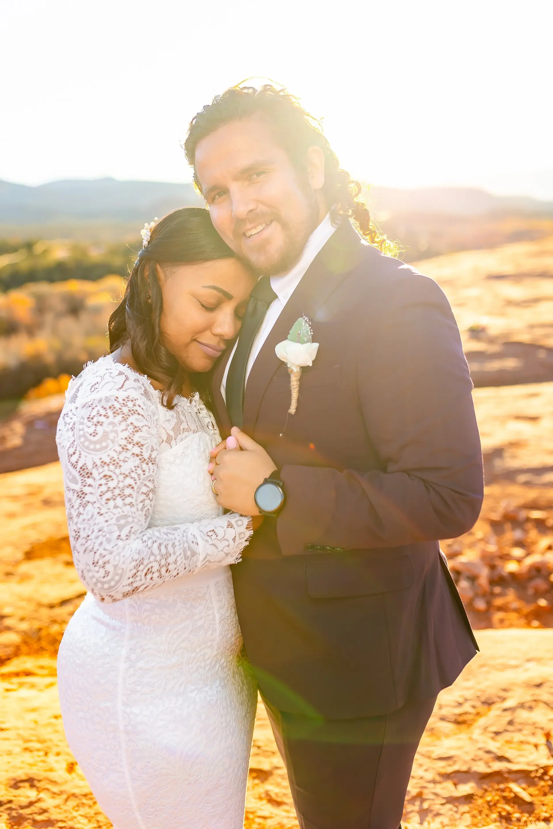 Secret Slick Rock elopement photo