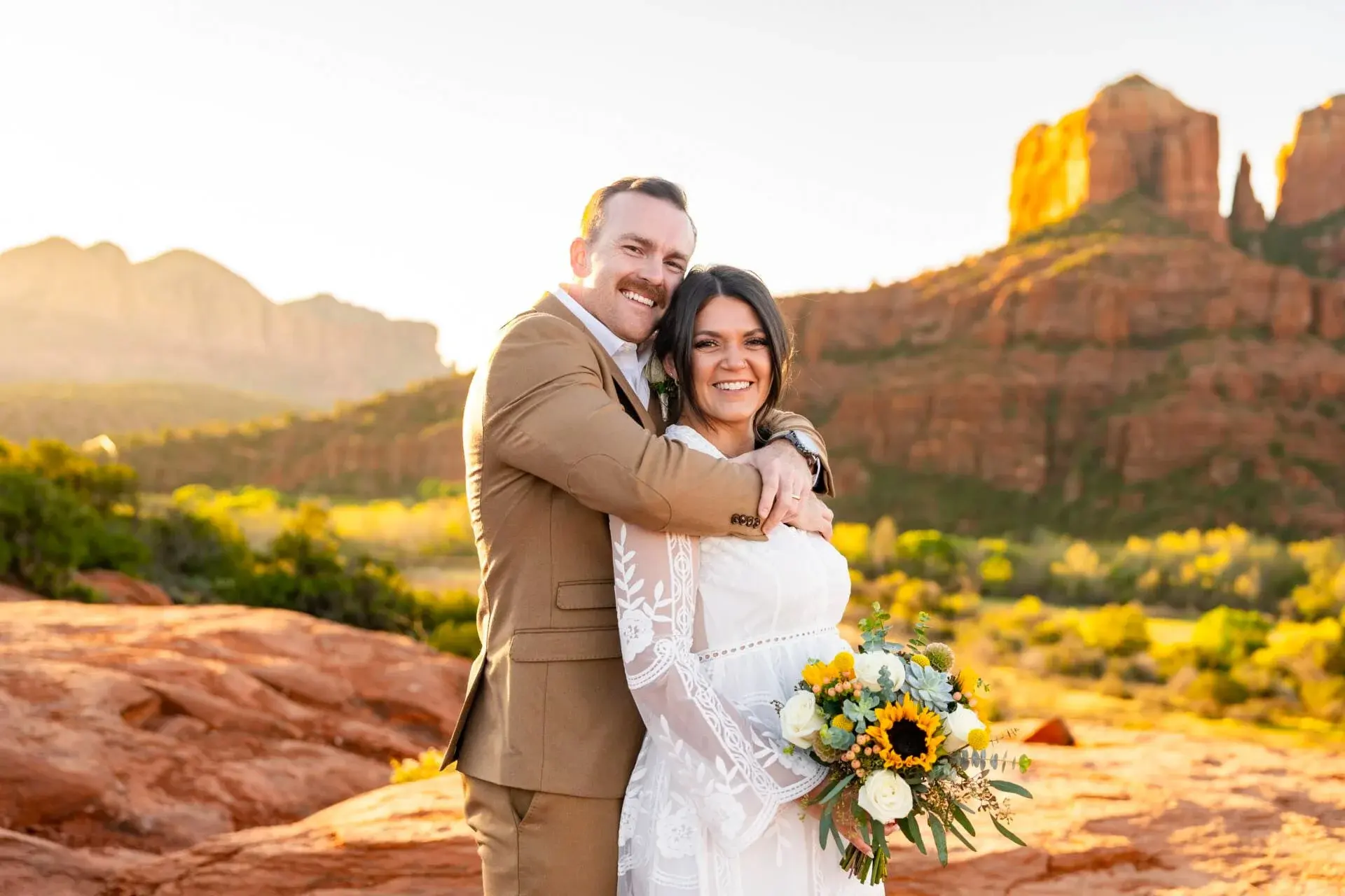 Secret Slick Rock elopement photo