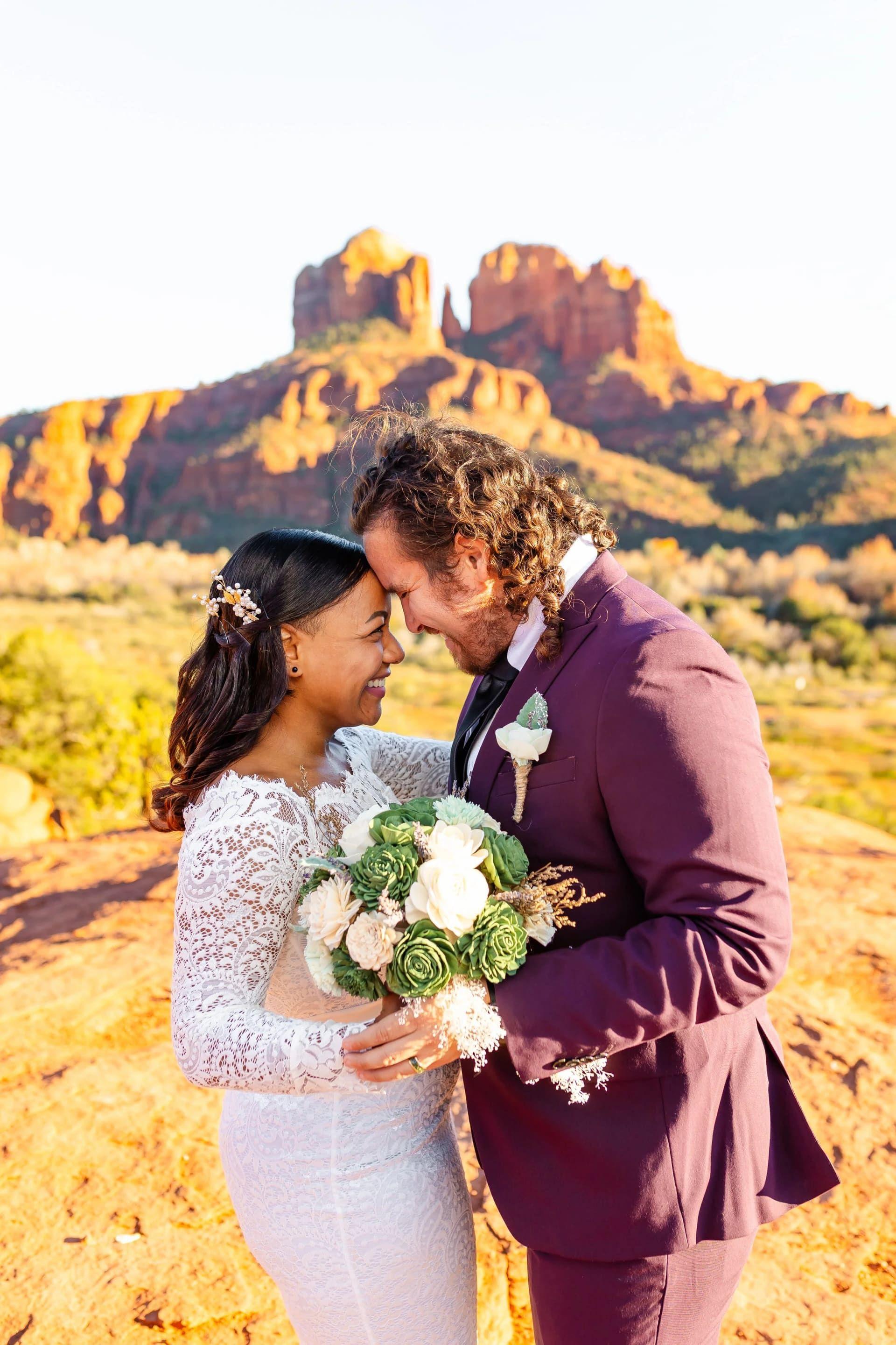 Secret Slick Rock elopement photo