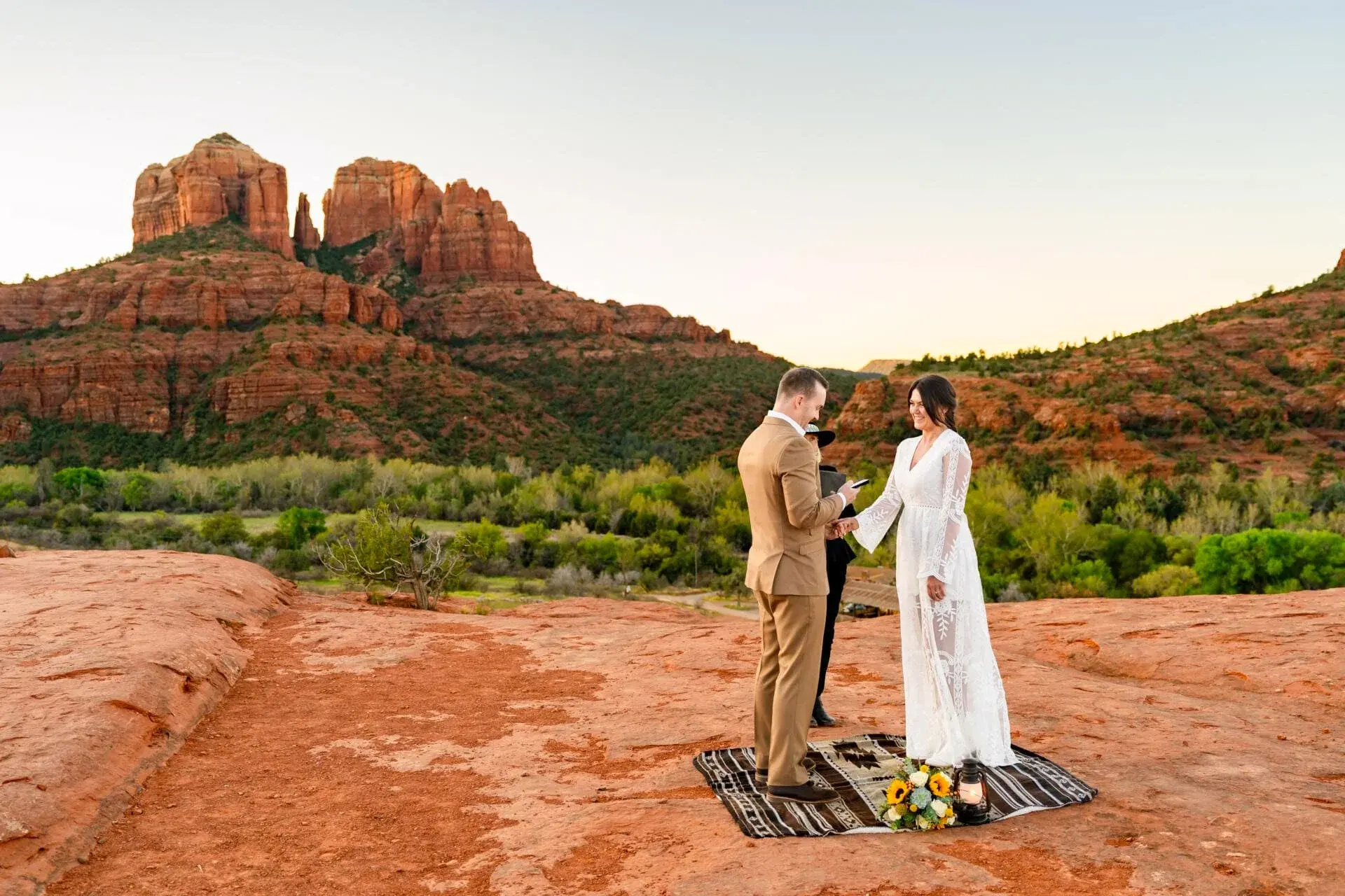 Secret Slick Rock elopement photo