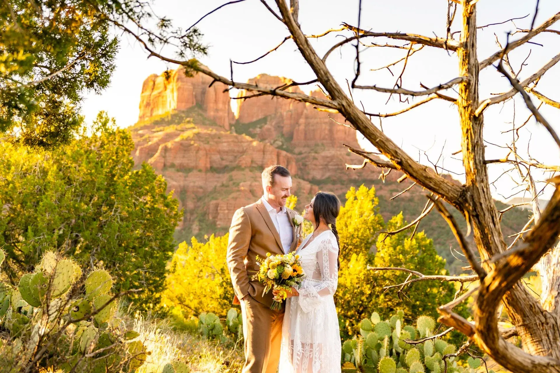 Secret Slick Rock elopement photo