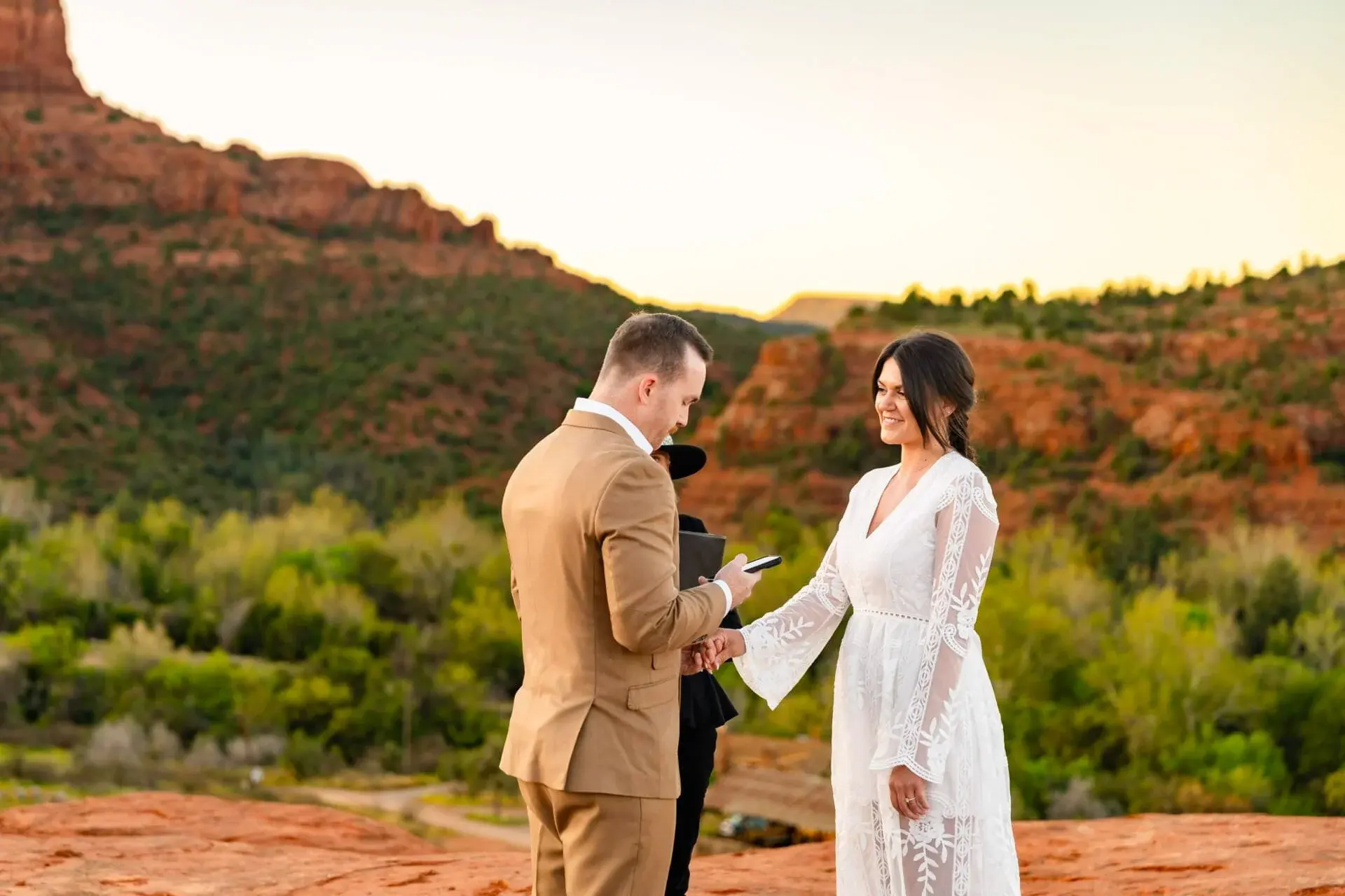 Secret Slick Rock elopement photo