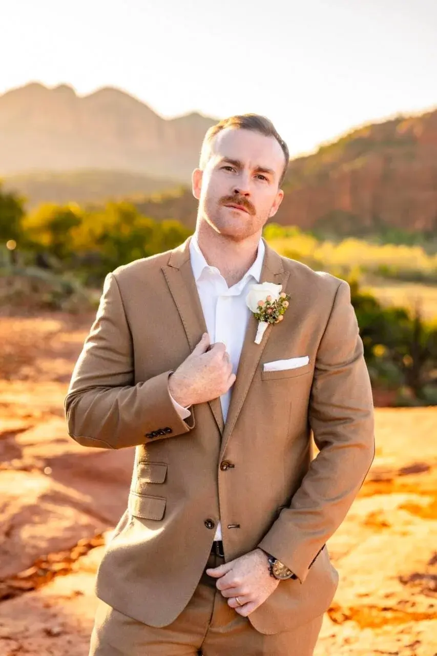 Secret Slick Rock elopement photo