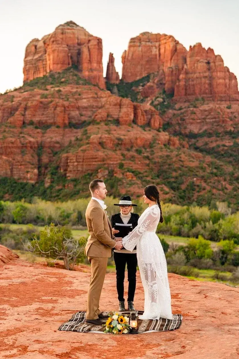 Secret Slick Rock elopement photo