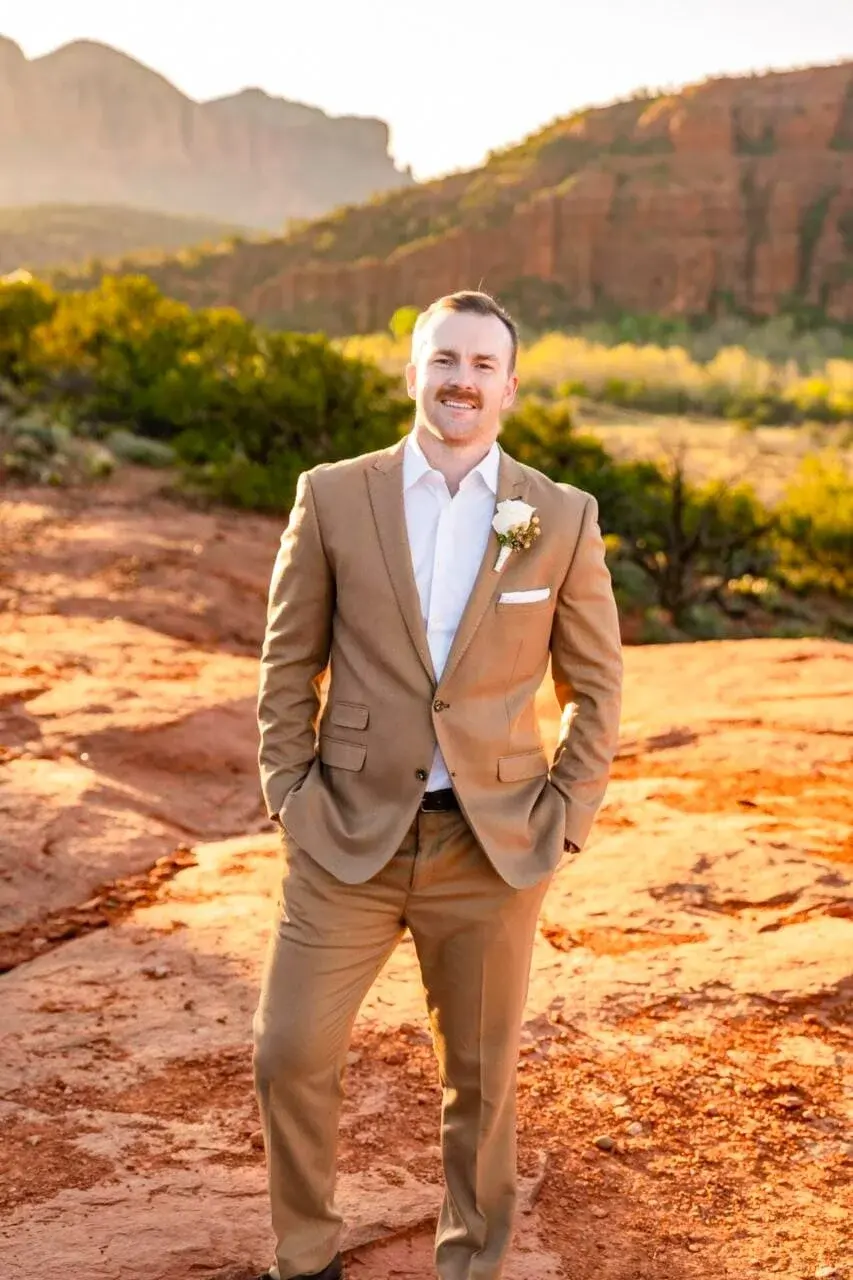 Secret Slick Rock elopement photo