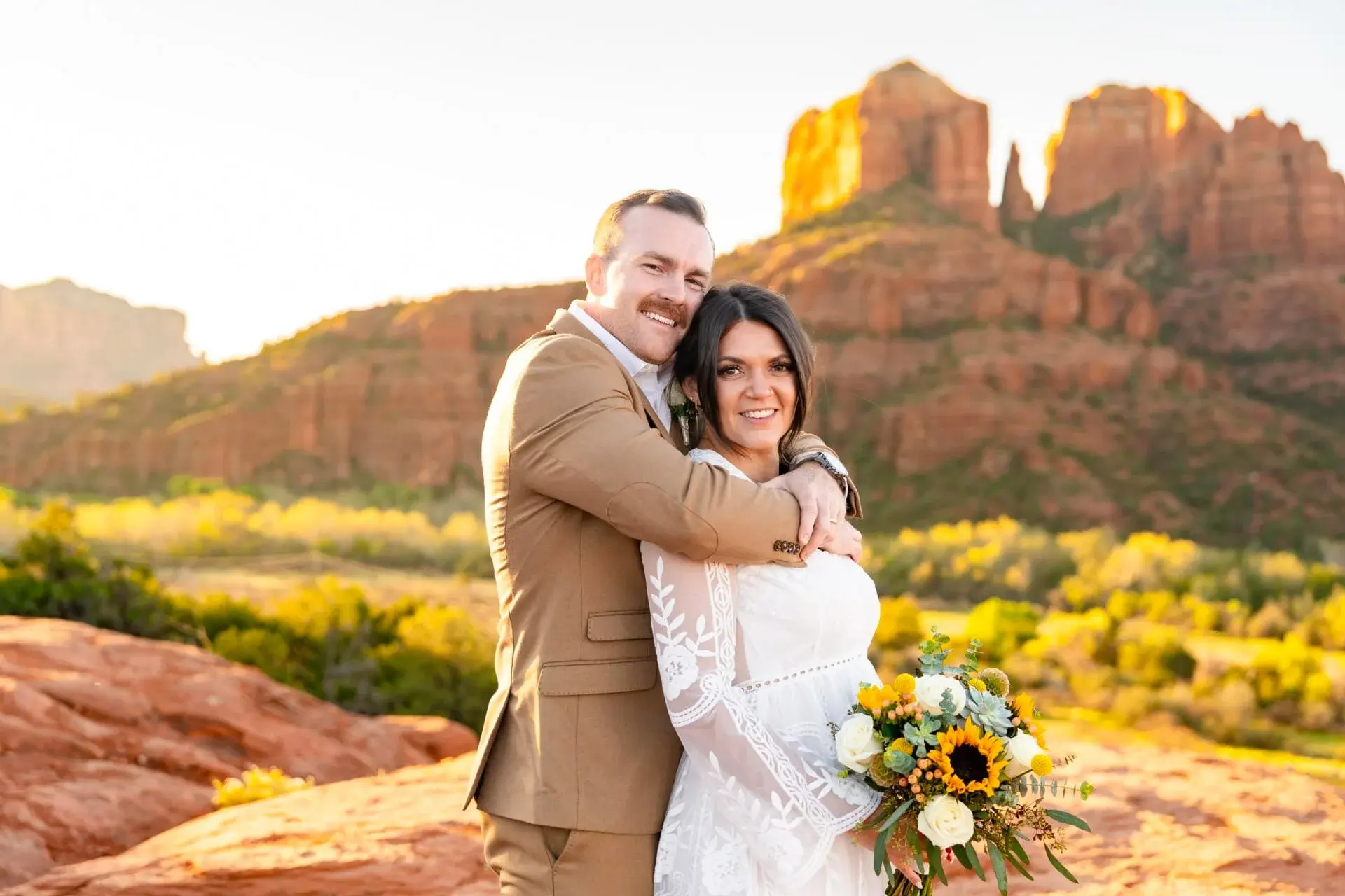 Secret Slick Rock elopement photo