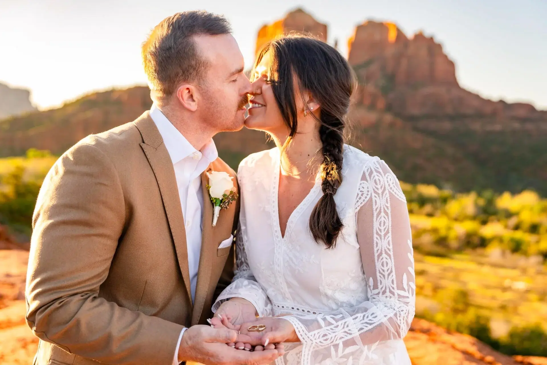 Secret Slick Rock elopement photo