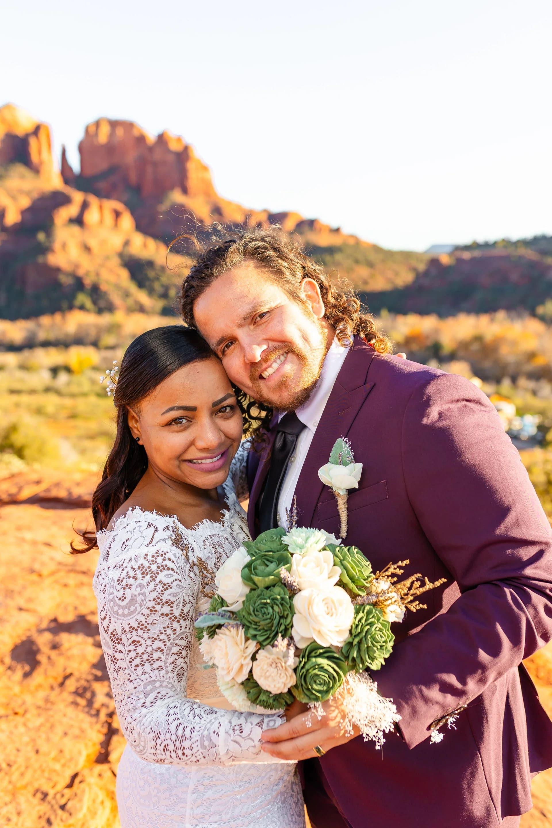 Secret Slick Rock elopement photo