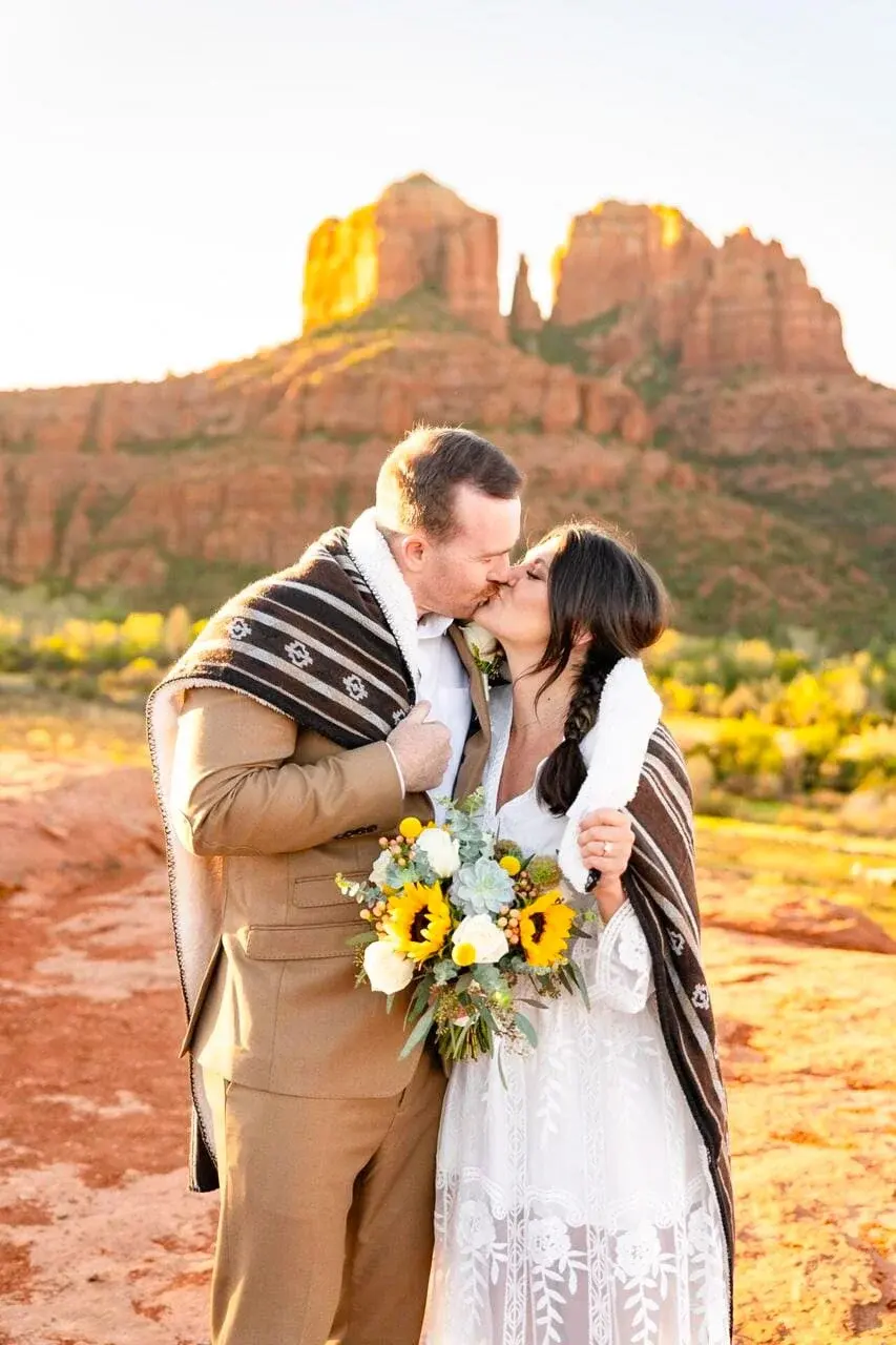 Secret Slick Rock elopement photo