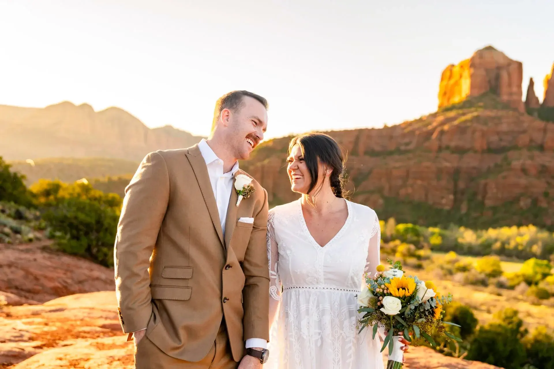 Secret Slick Rock elopement photo